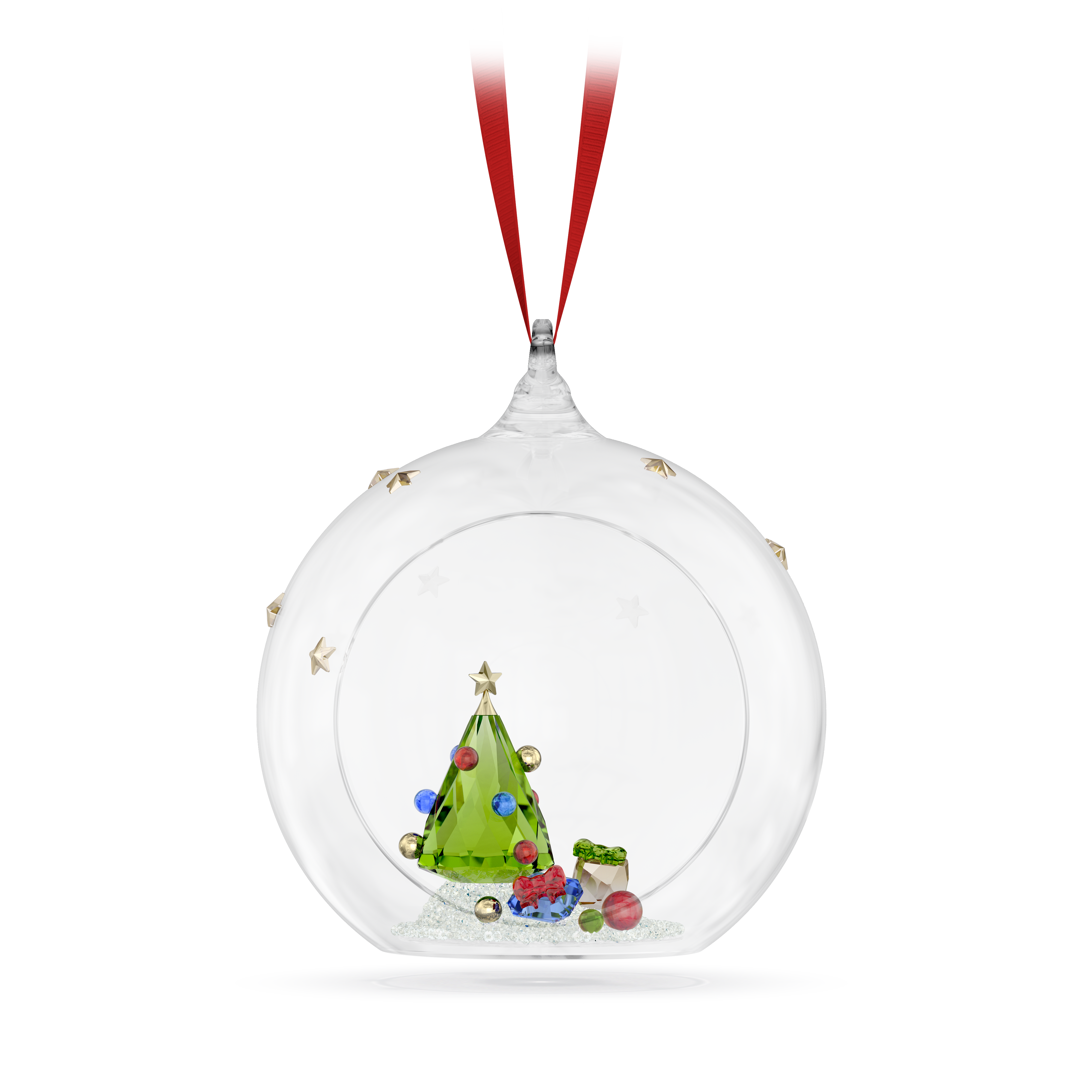 Swarovski Holiday Cheers Tree and Gifts Ball Ornament 5681633