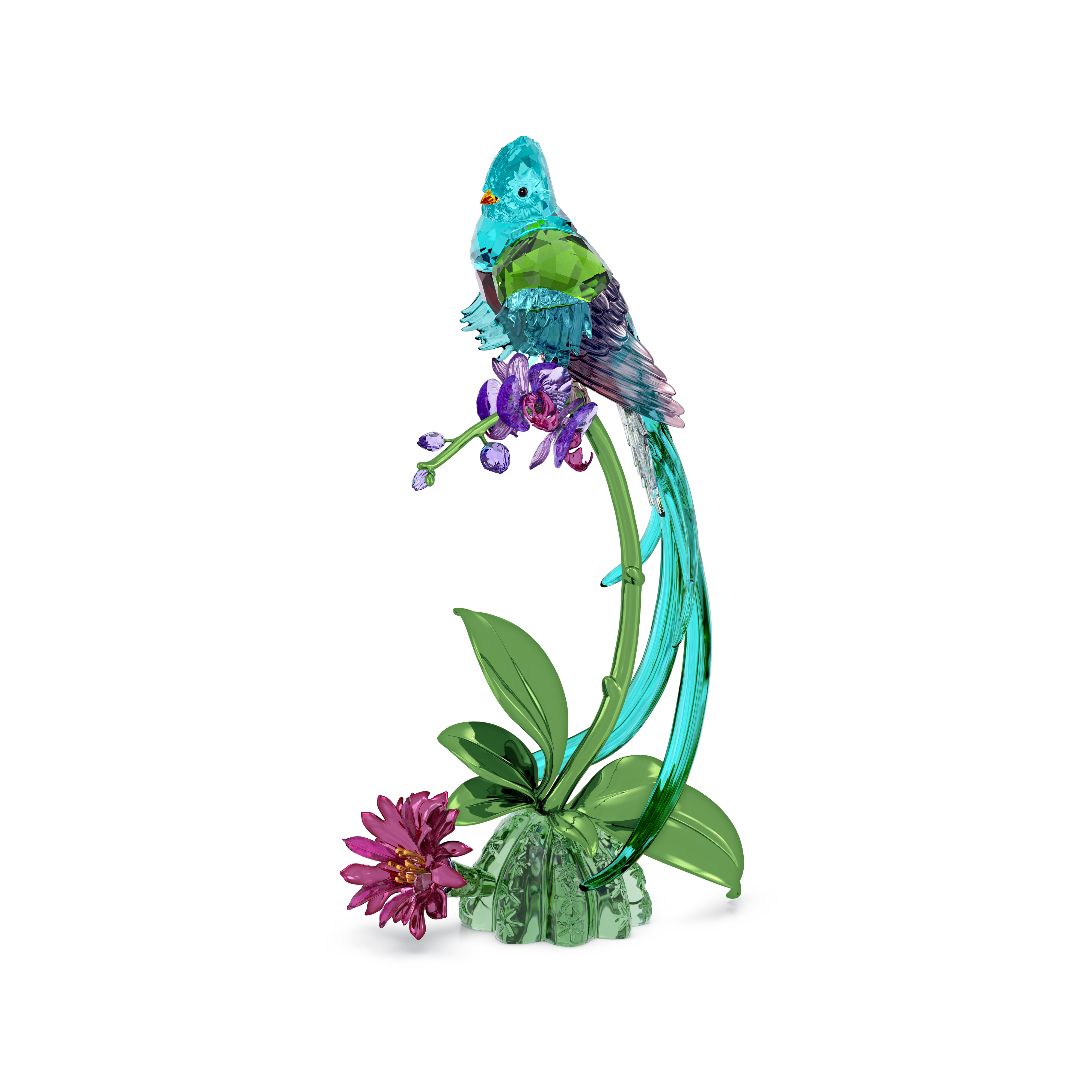 Swarovski Idyllia Quetzal and Orchid 5682123