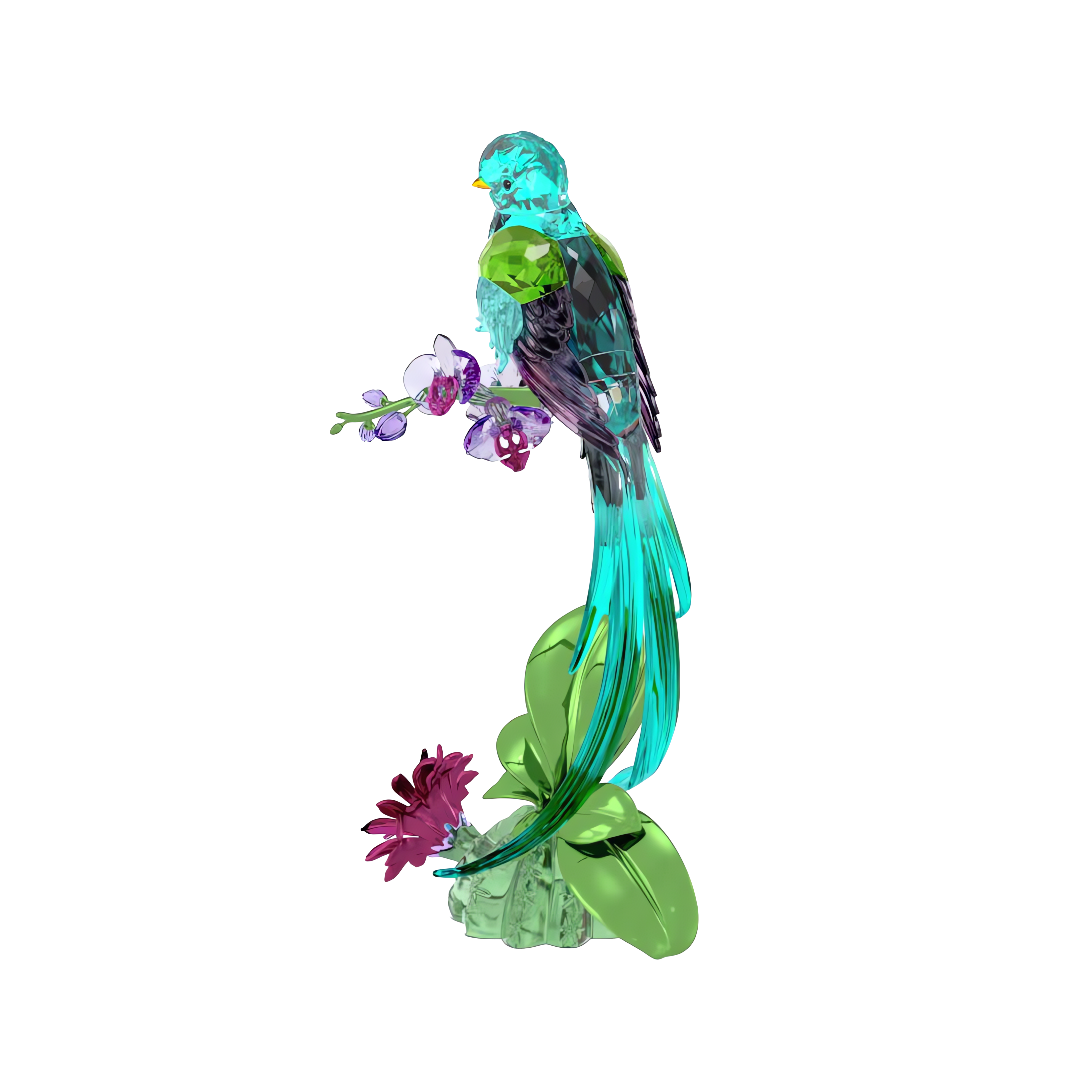 Swarovski Idyllia Quetzal and Orchid 5682123