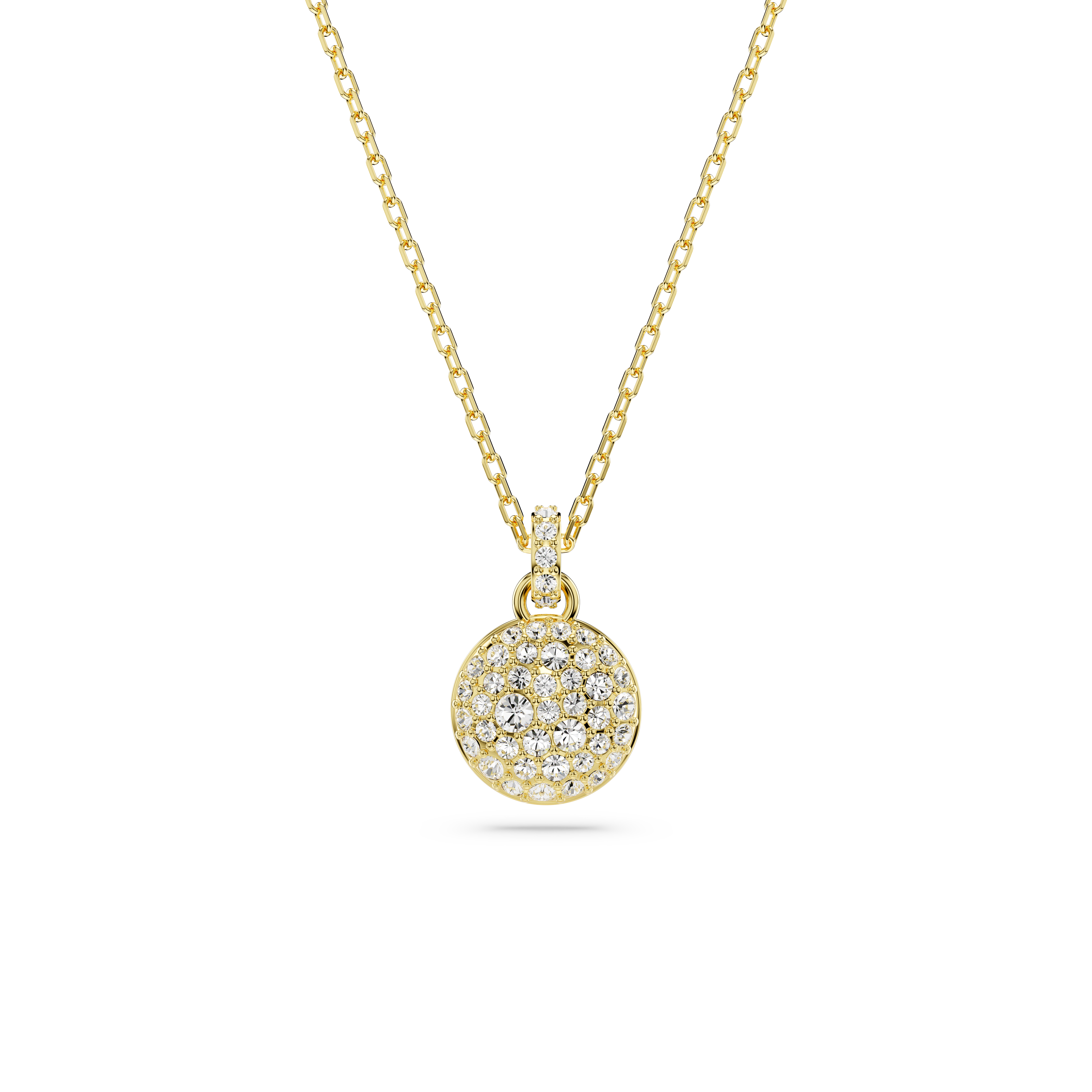 Swarovski Sublima pendant, White, Gold-tone plated 5683443