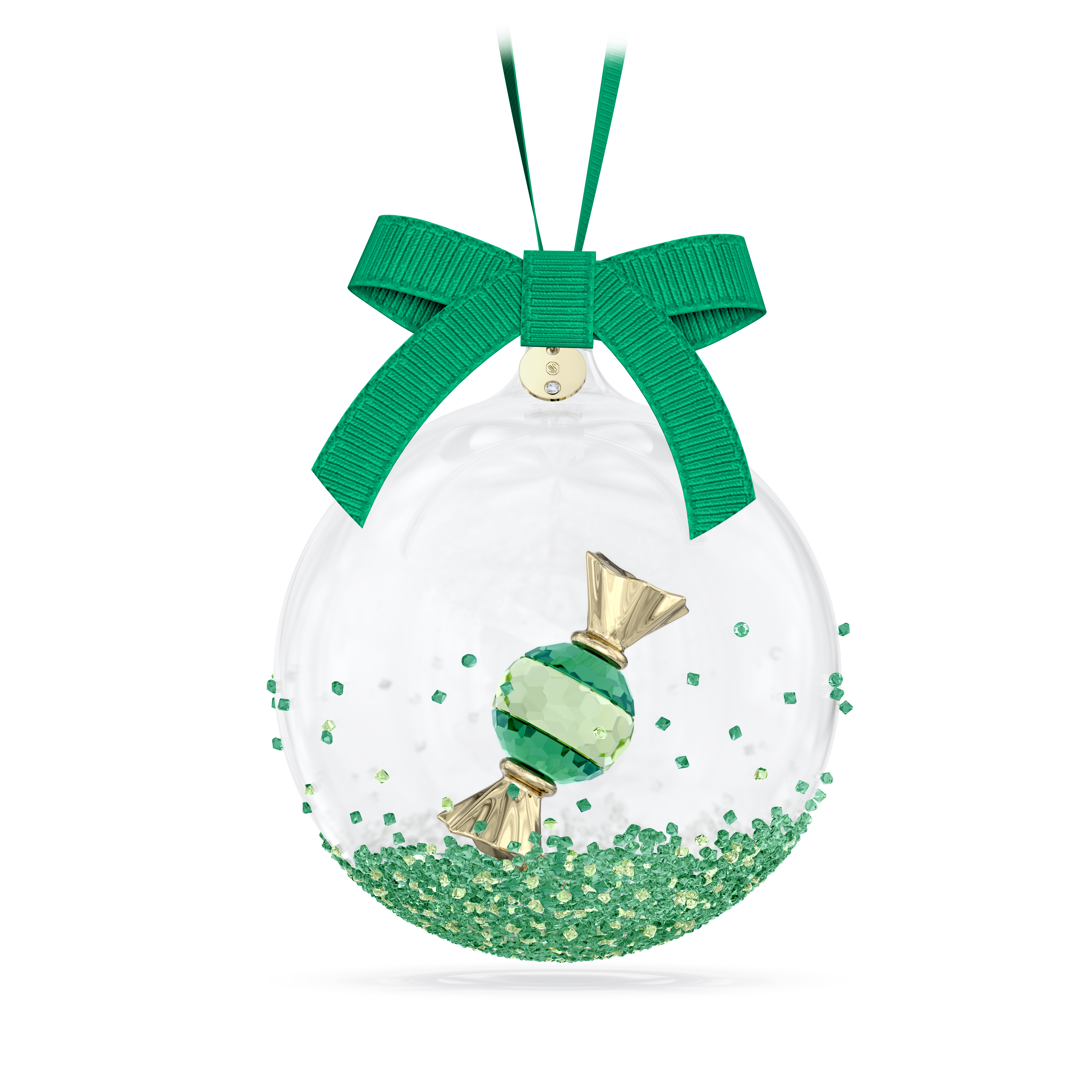 Swarovski Holiday Cheers dulcis Ball Ornament, Green 5688312