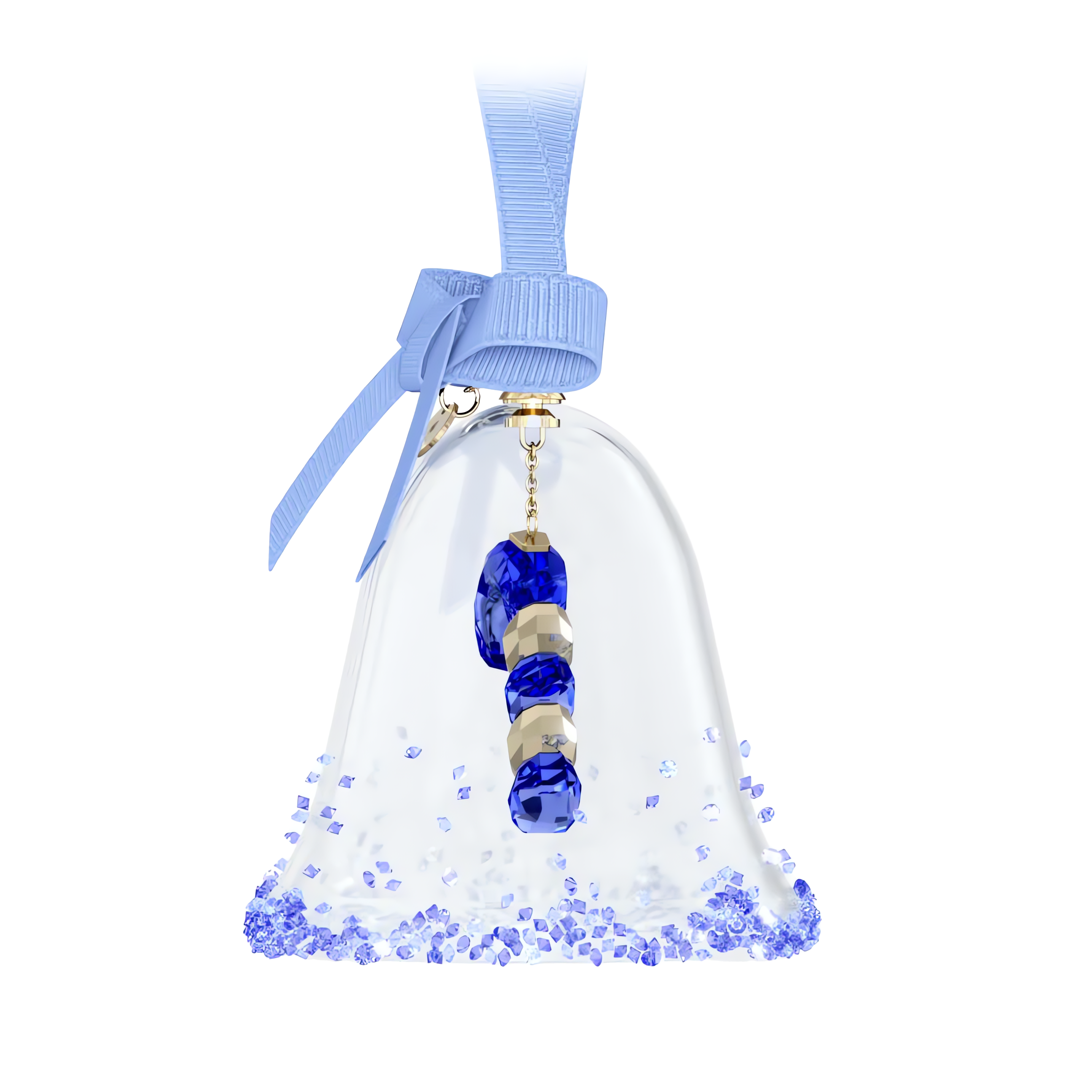 Swarovski Holiday Cheers dulcis Bell Ornament, Blue 5688314