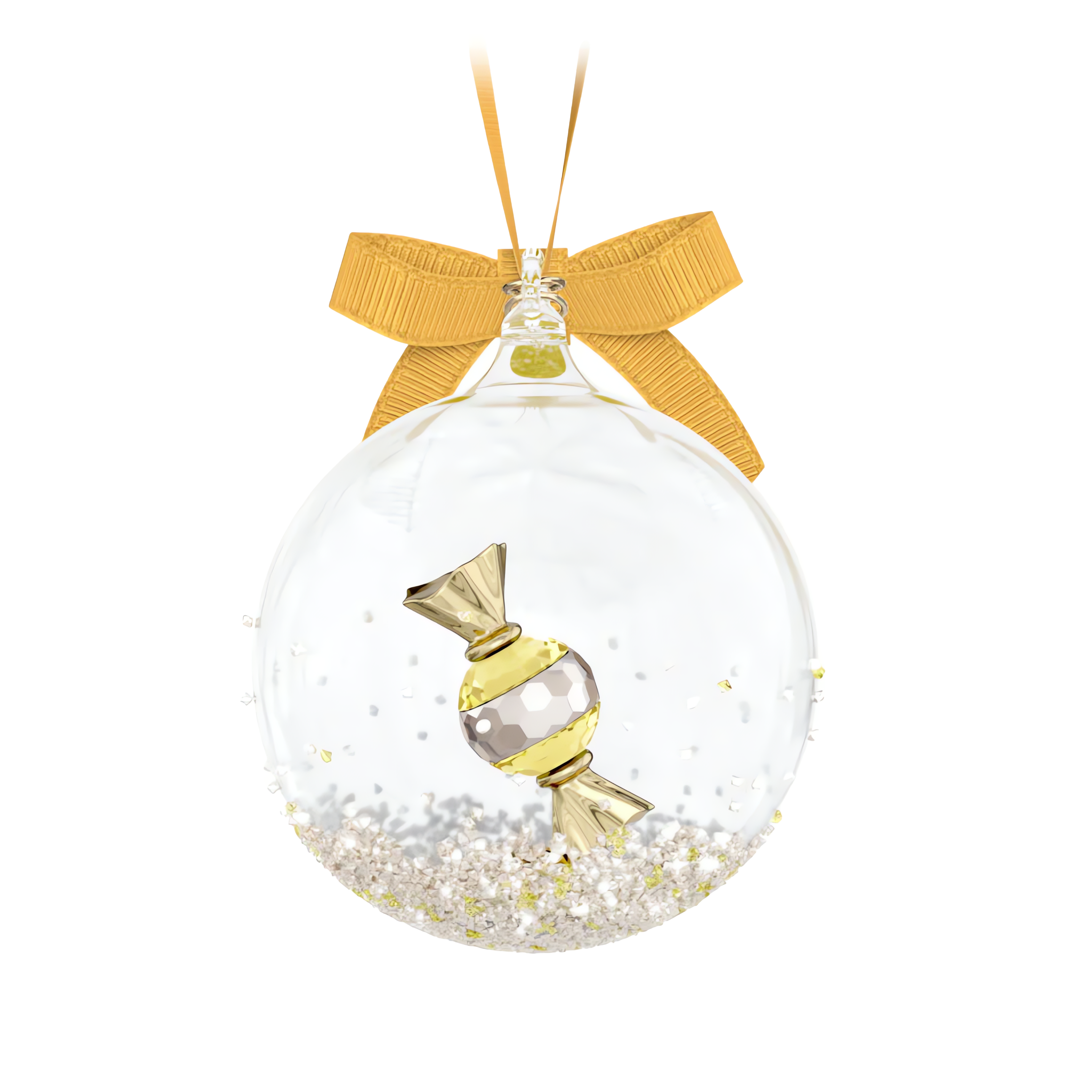 Swarovski Holiday Cheers dulcis Ball Ornament, Yellow 5688315