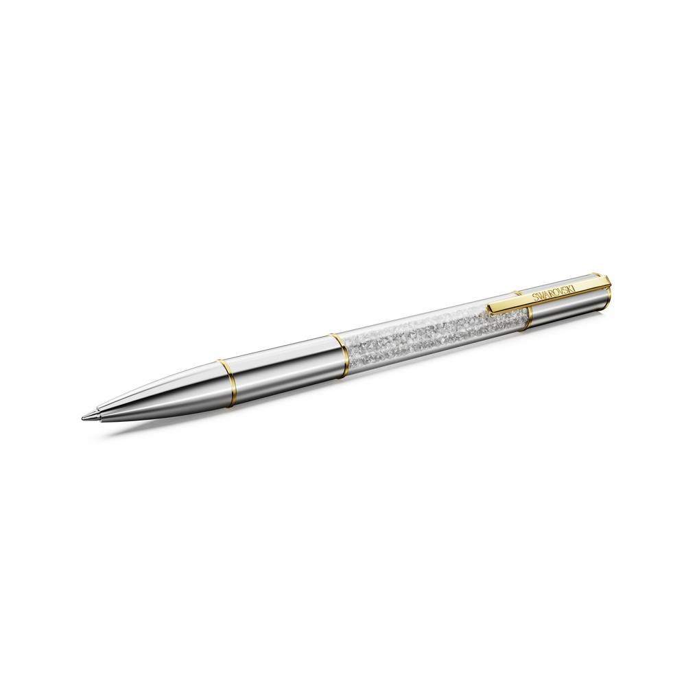 Swarovski Crystalline ballpoint pen, Silver tone, Mixed metal finish ...