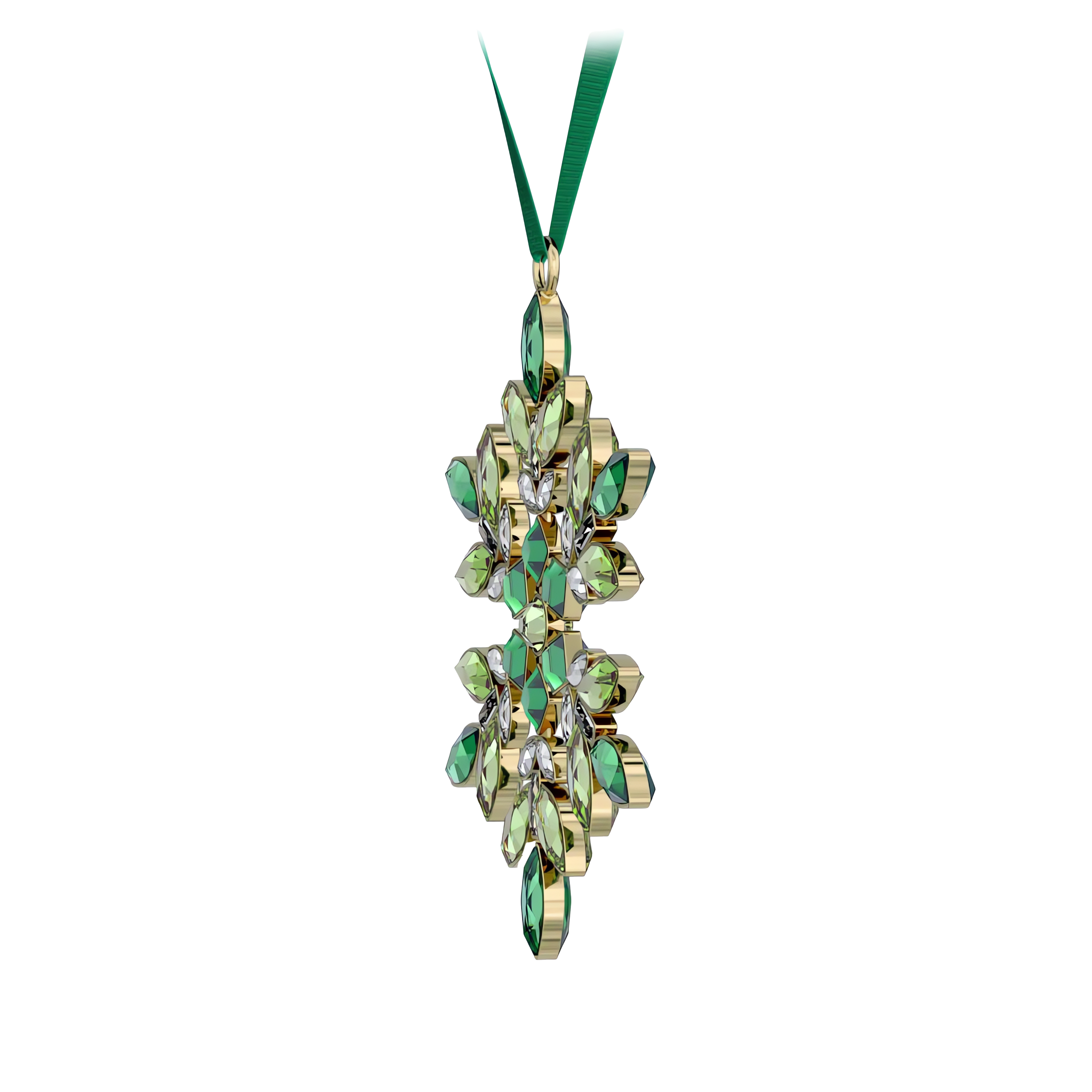 Swarovski Gema Holiday Ornament, Green 5691044