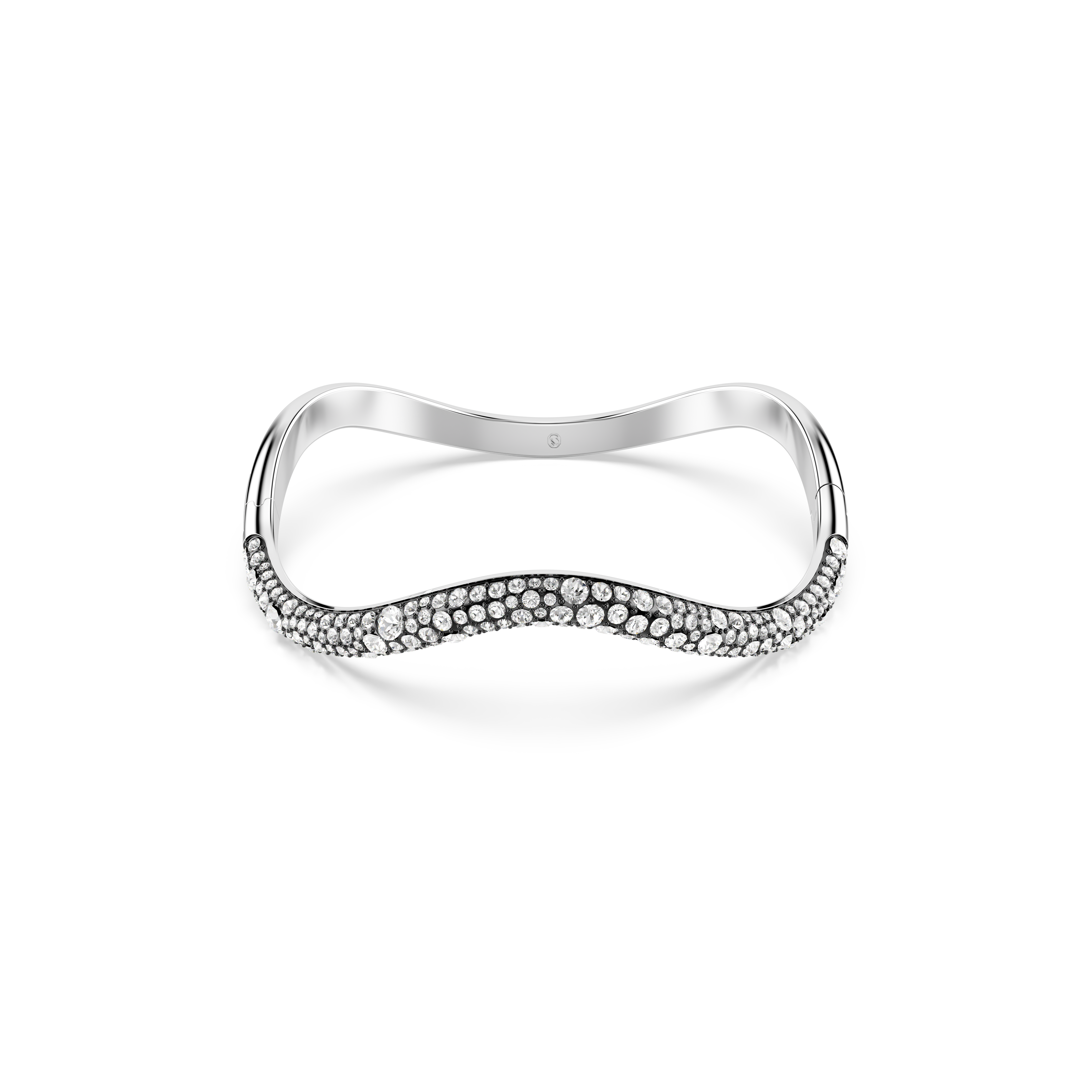 Swarovski Sublima bangle, Round cut, White, Rhodium plated 5692104