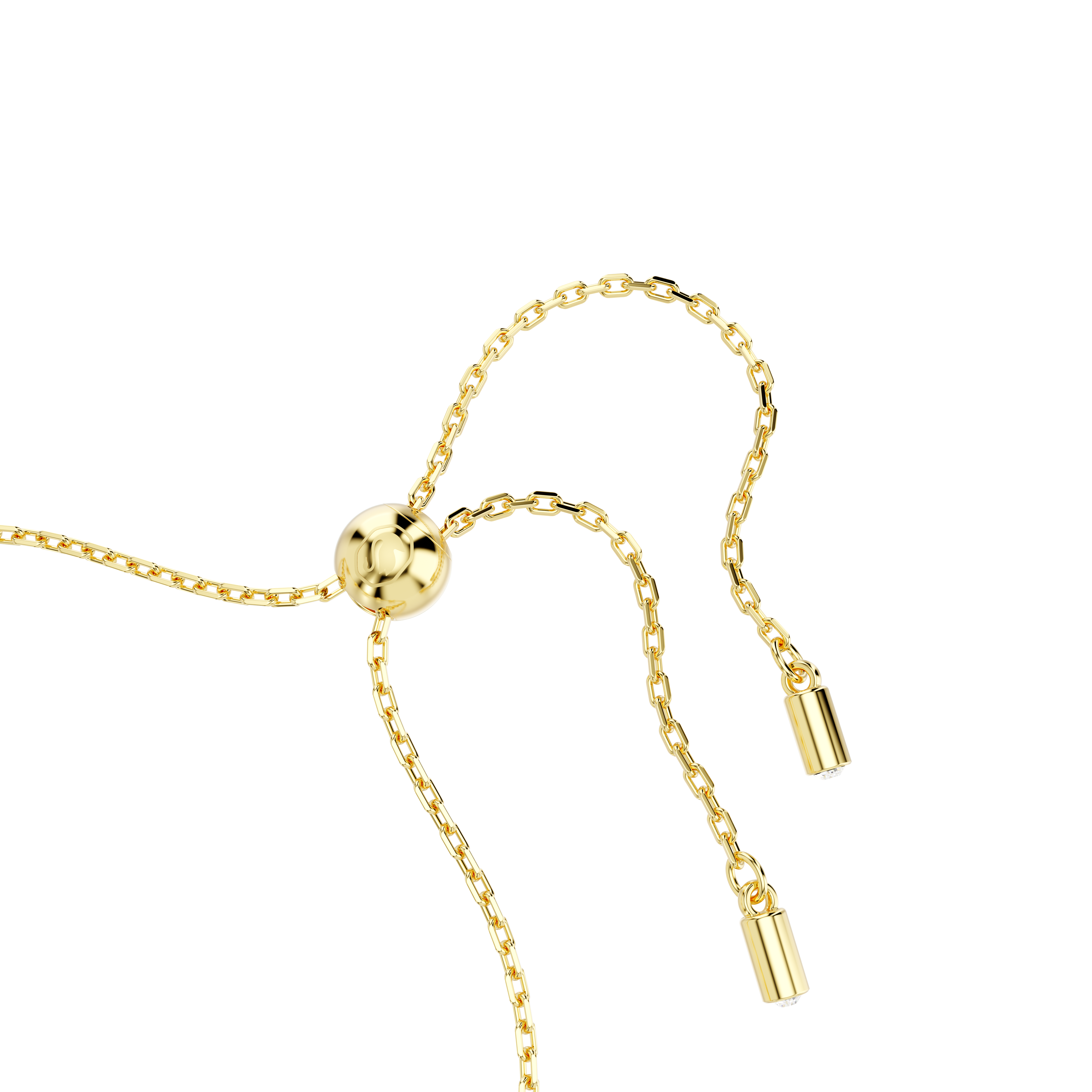 Swarovski Symbolica bracelet, Crystal pearl, Clover, evil eye and horseshoe, Blue, Gold-tone plated 5692162