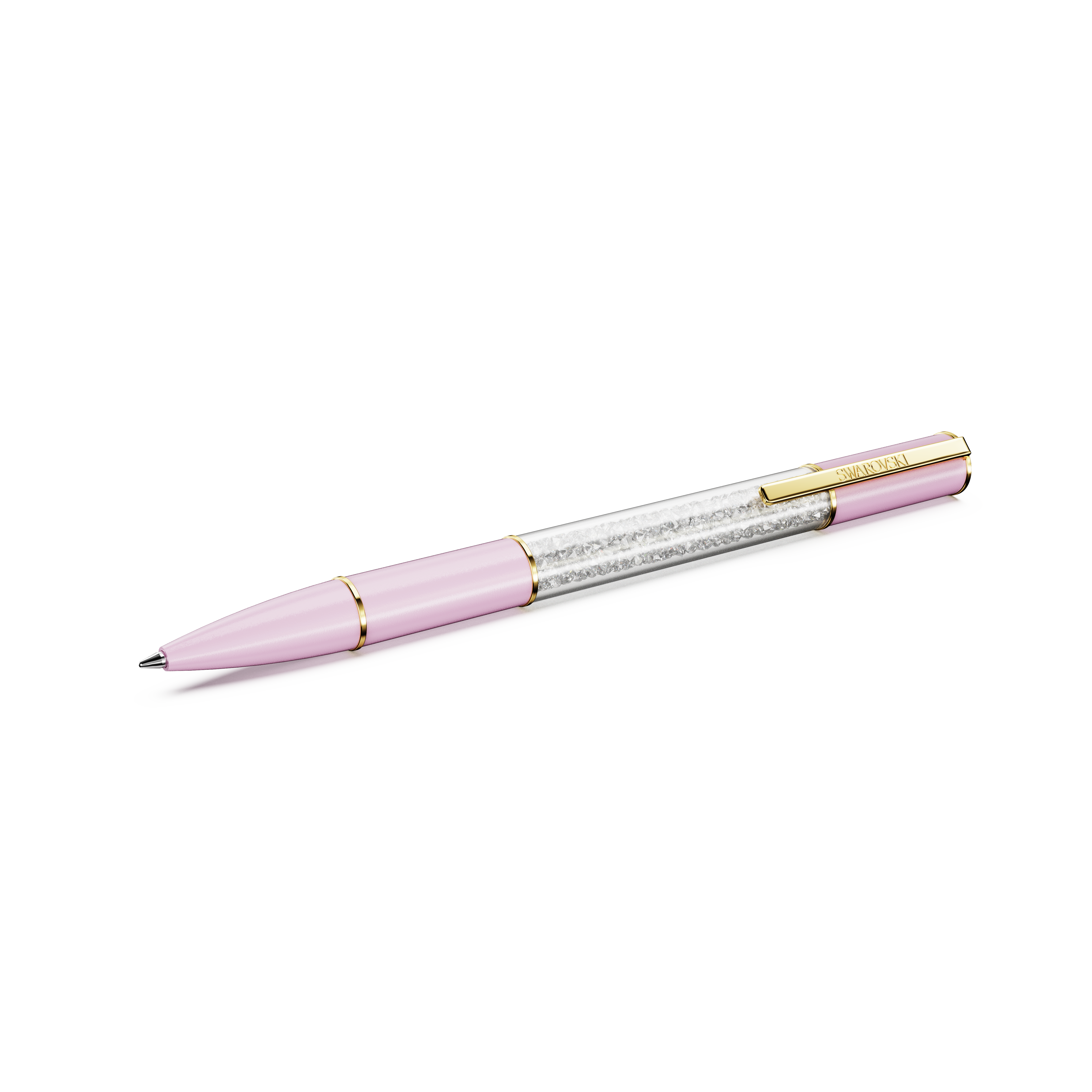 Swarovski Crystalline ballpoint pen, Pink, Gold-tone plated 5693725