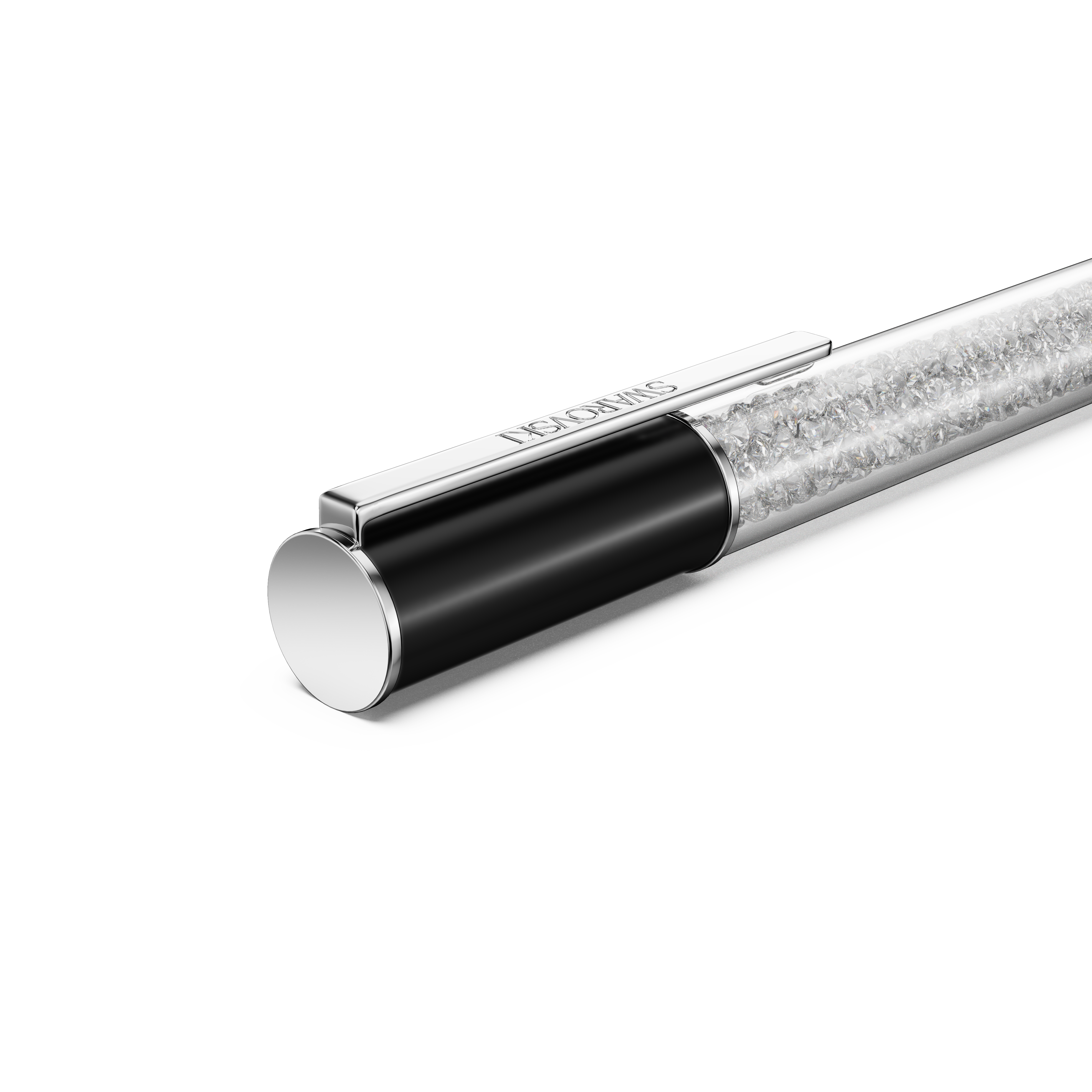 Swarovski Crystalline ballpoint pen, Black, Rhodium plated 5694180