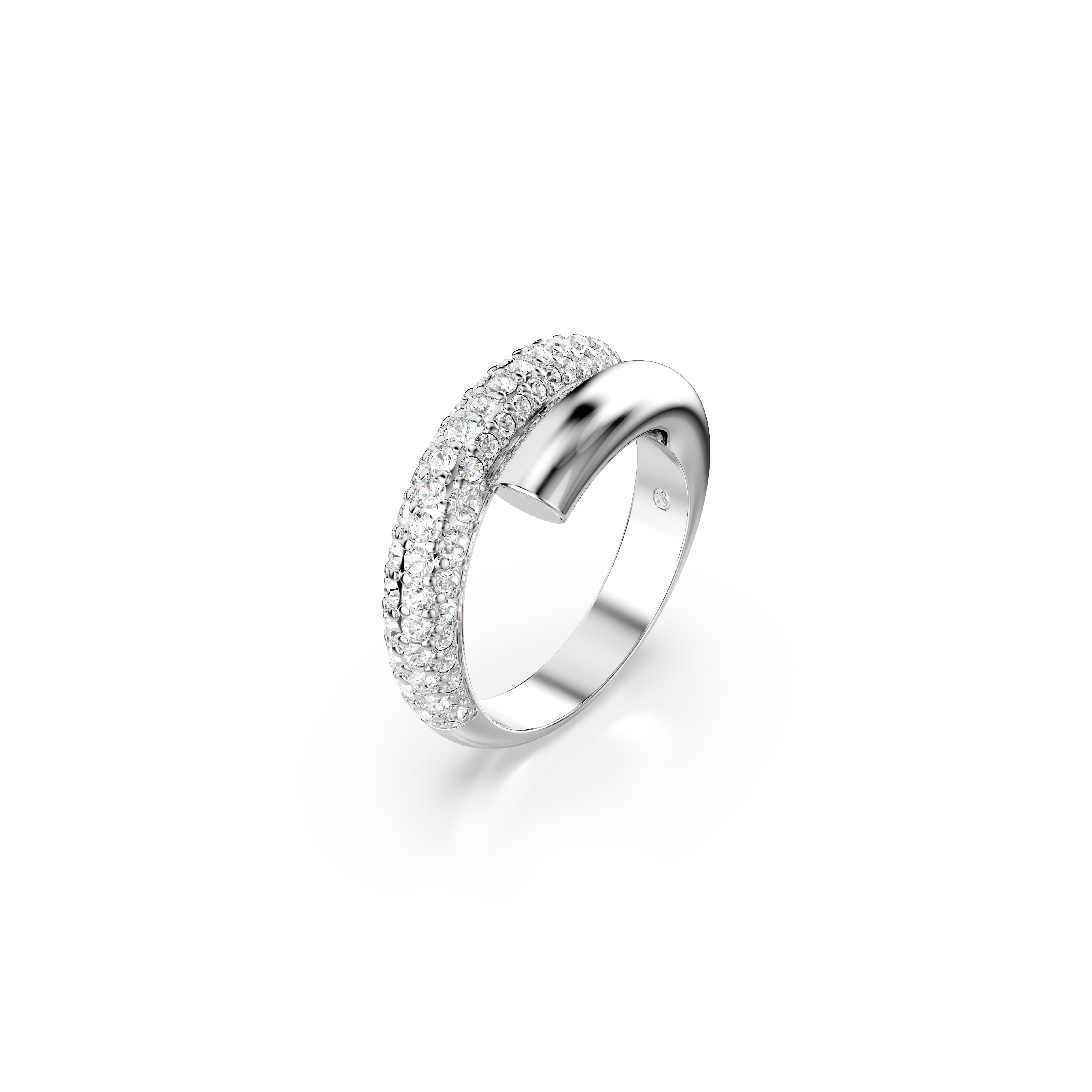 Swarovski Dextera ring, White, Rhodium plated 5695936