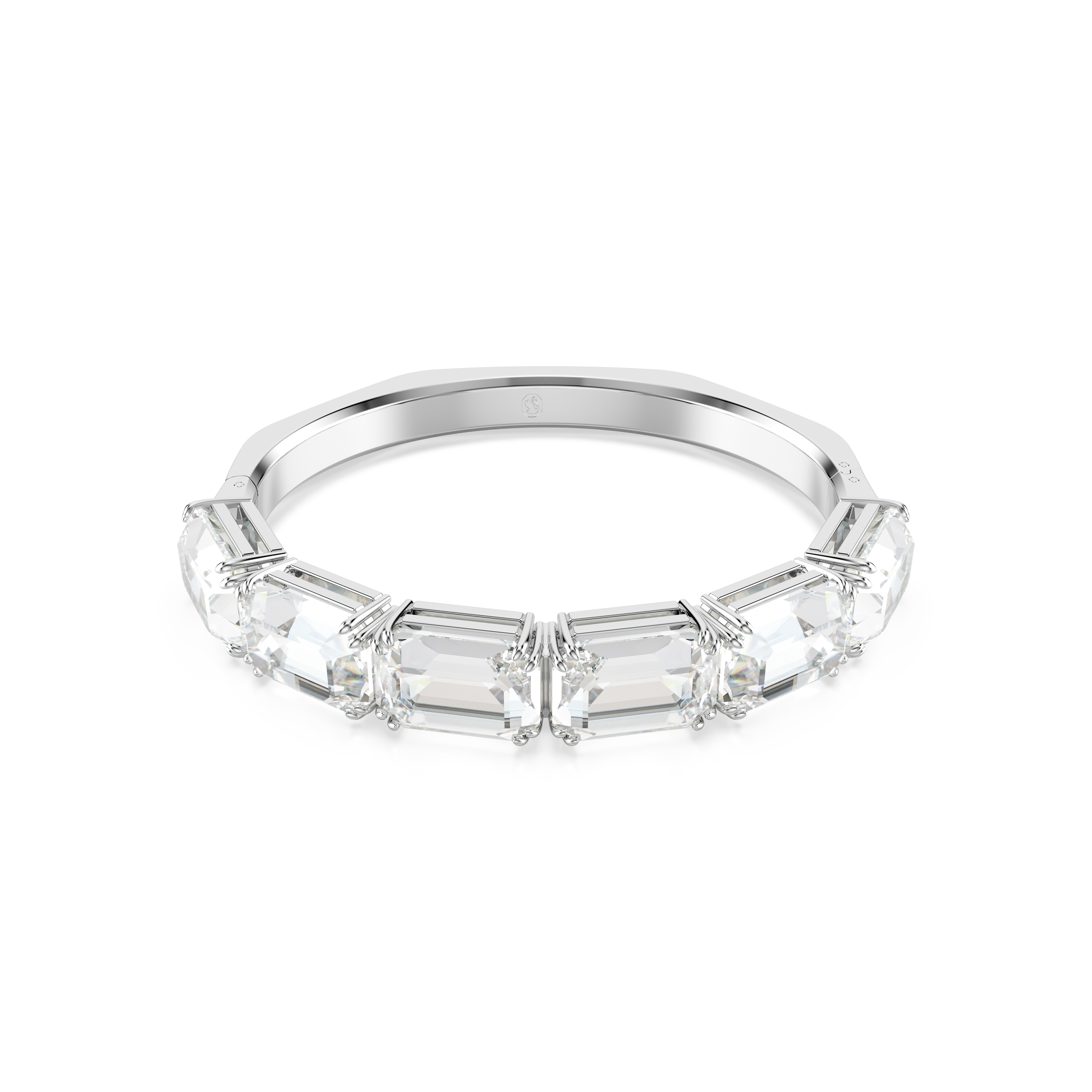 Swarovski Millenia bangle, Octagon cut, White, Rhodium plated 5696322