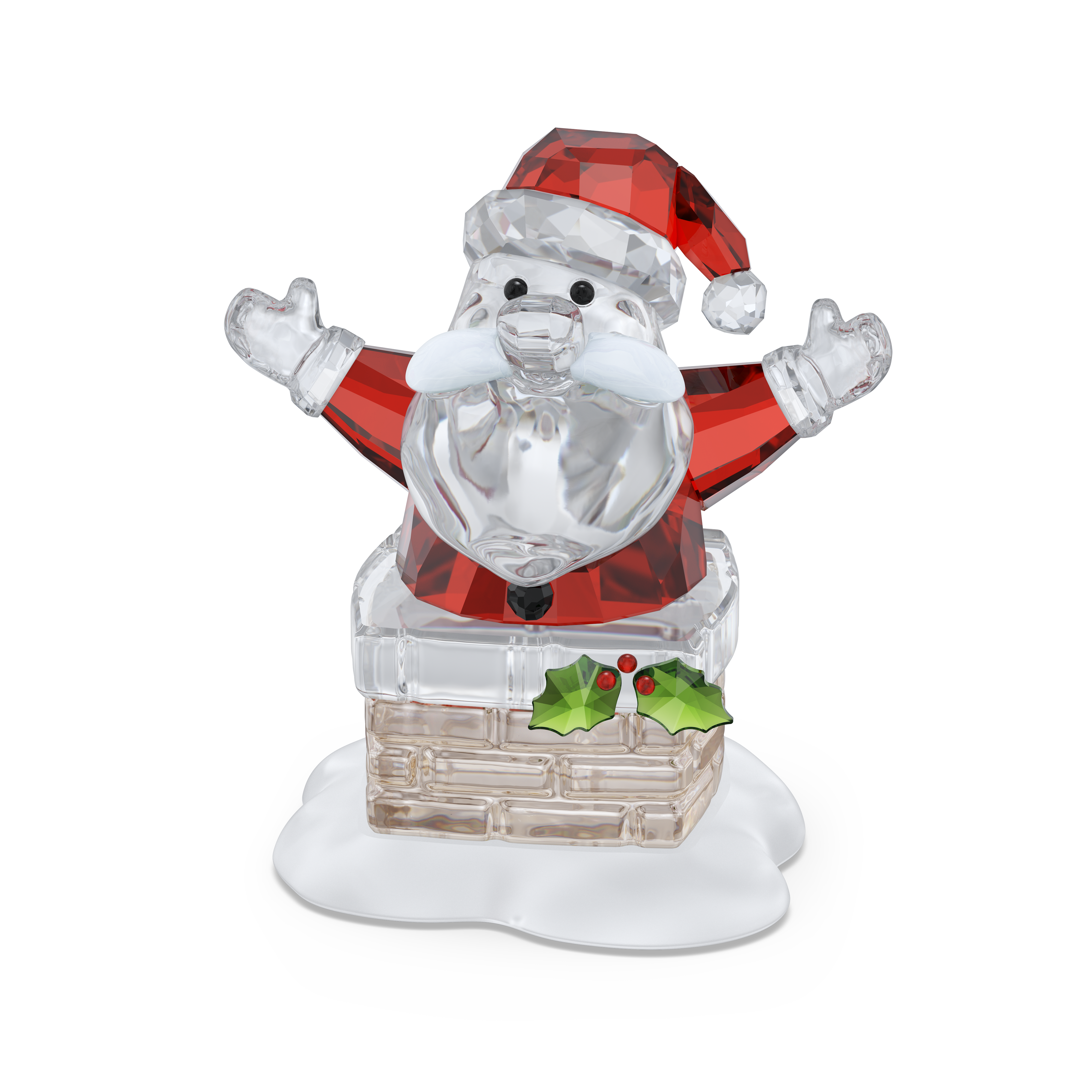 Swarovski Holiday Cheers Santa Claus and Chimney 5701507