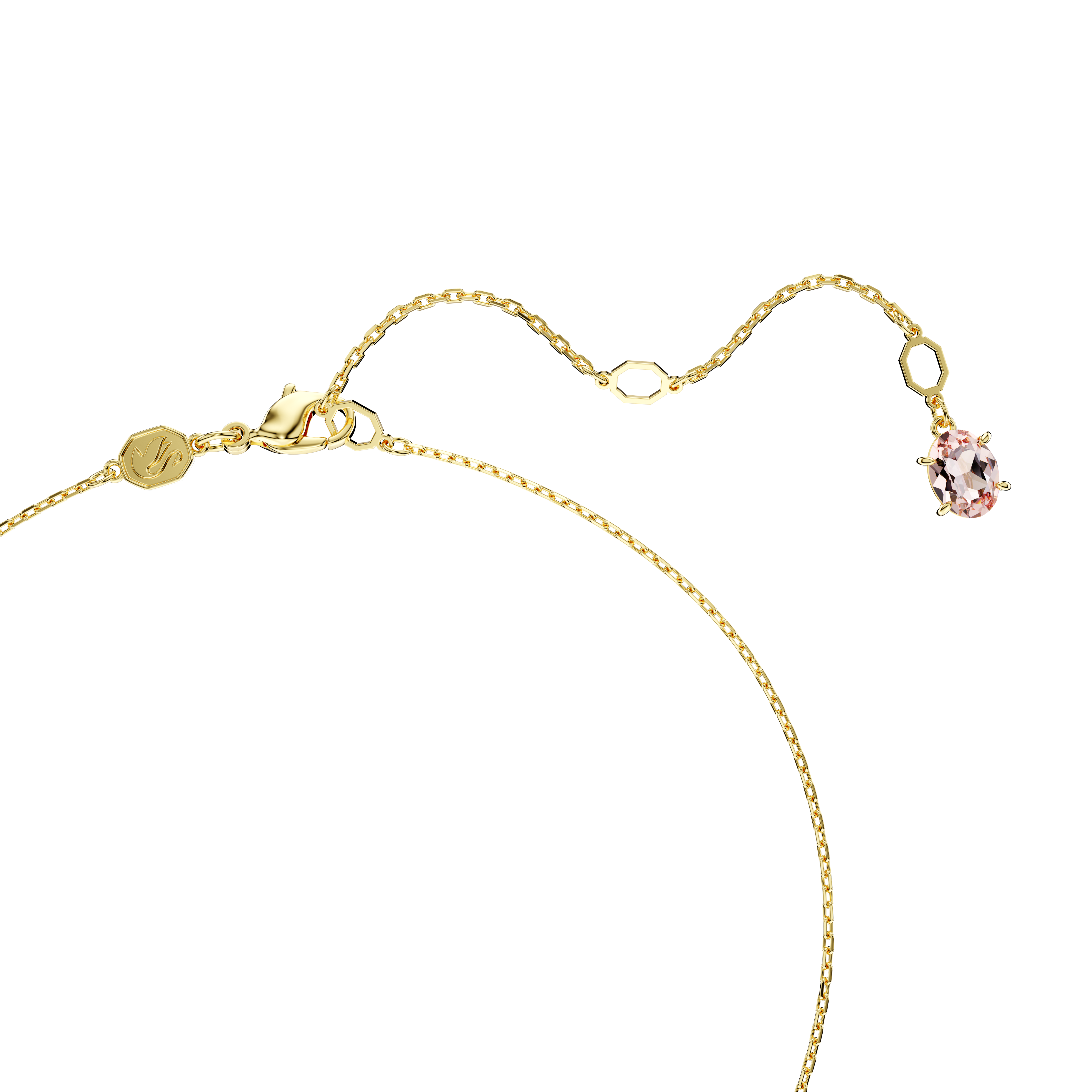 Swarovski Gema pendant, Mixed cuts, Multicolored, Gold-tone plated 5705816