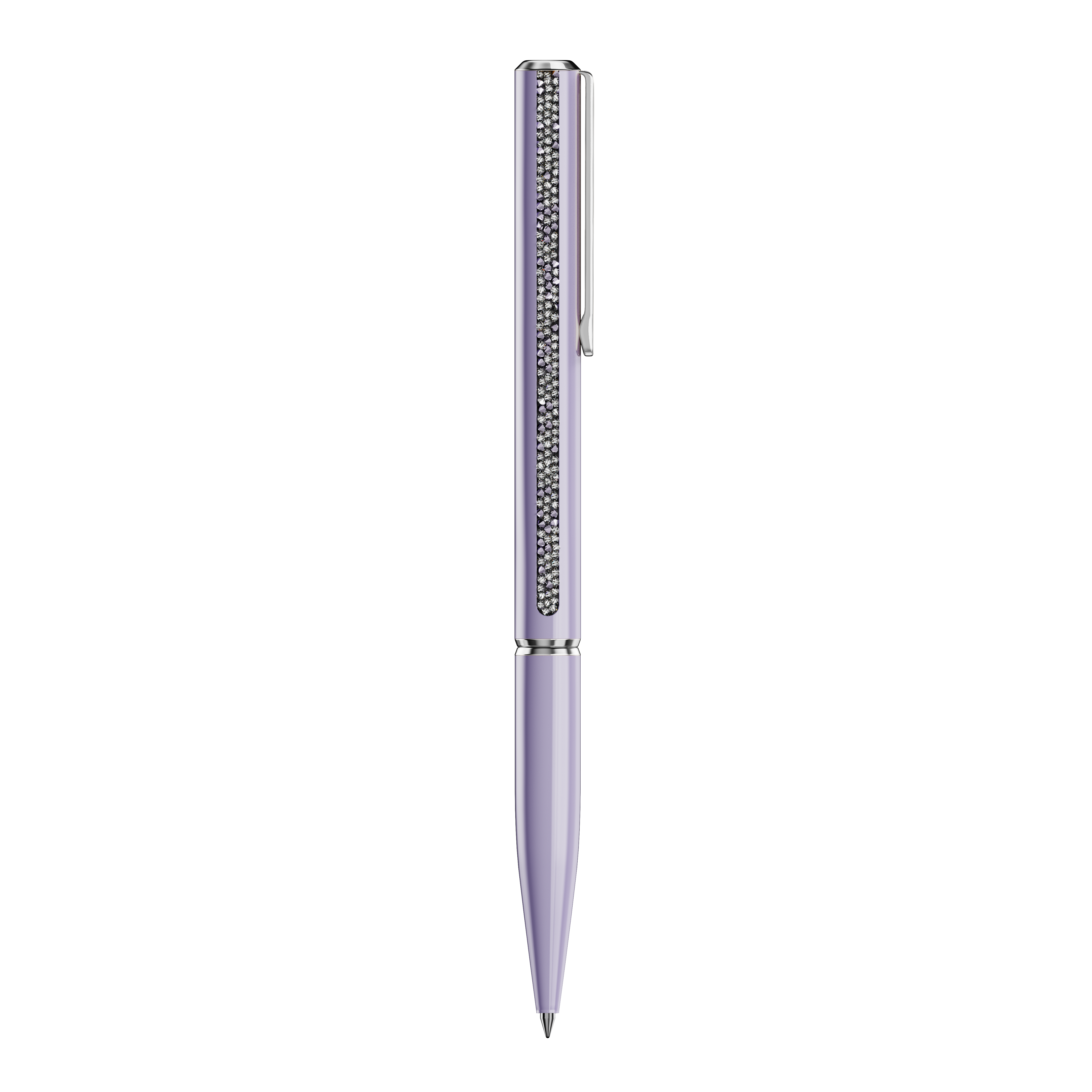 Swarovski Shimmer ballpoint pen, Purple, Purple lacquered, Chrome plated 5707707