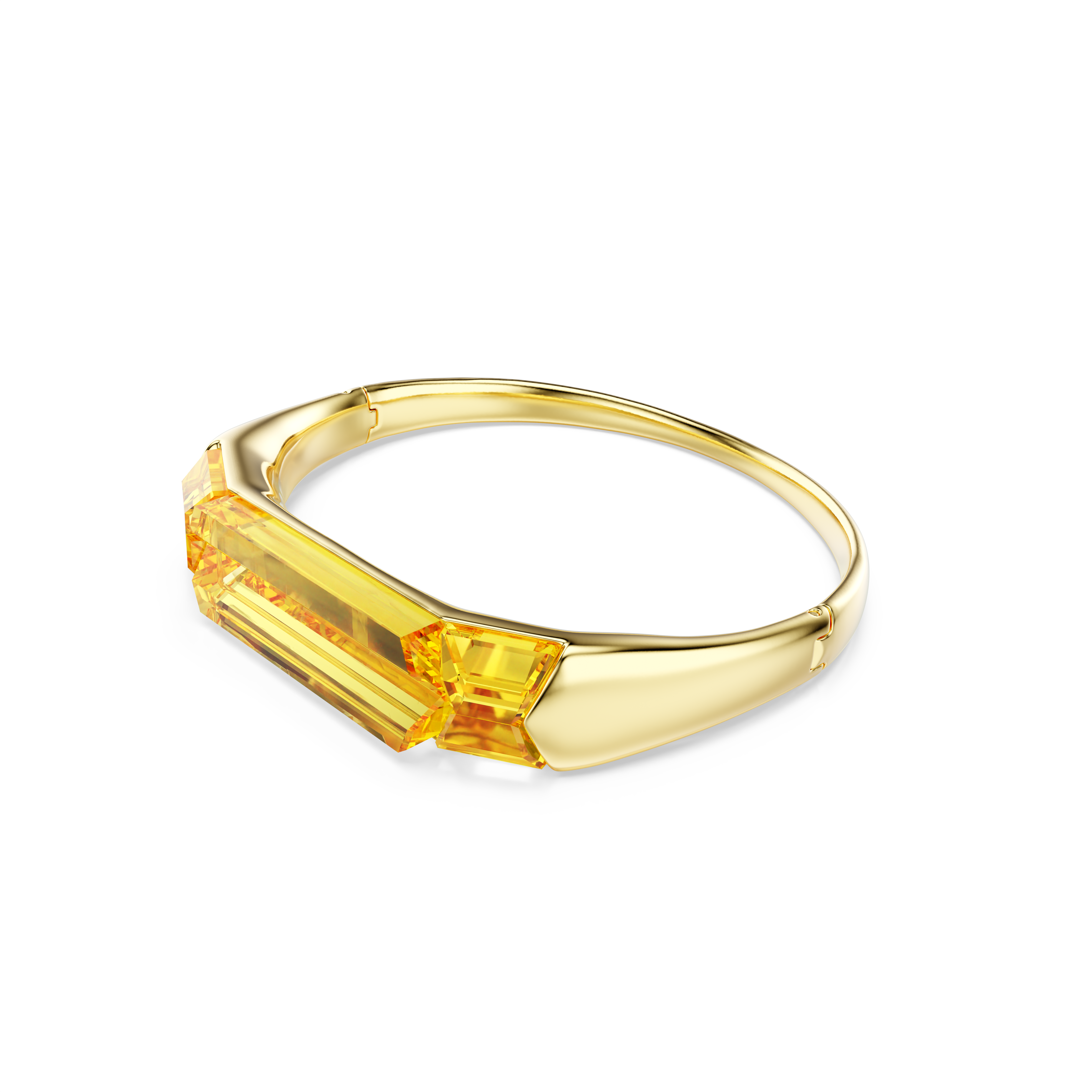 Swarovski Lucent bangle, Yellow, Gold-tone plated 5708778
