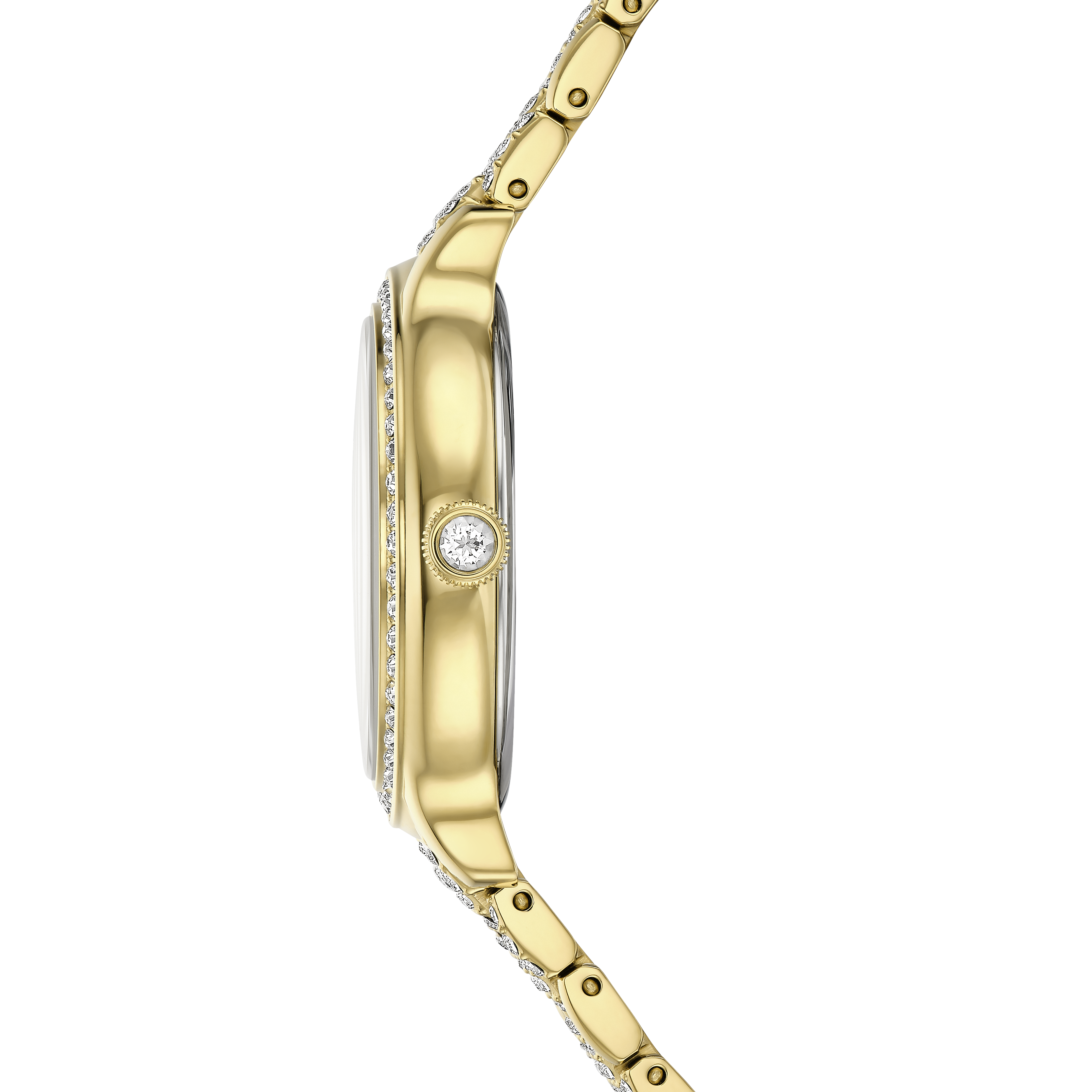 Swarovski Imber watch, Swiss Made, Metal bracelet, Gold tone, Gold-tone finish 5718169