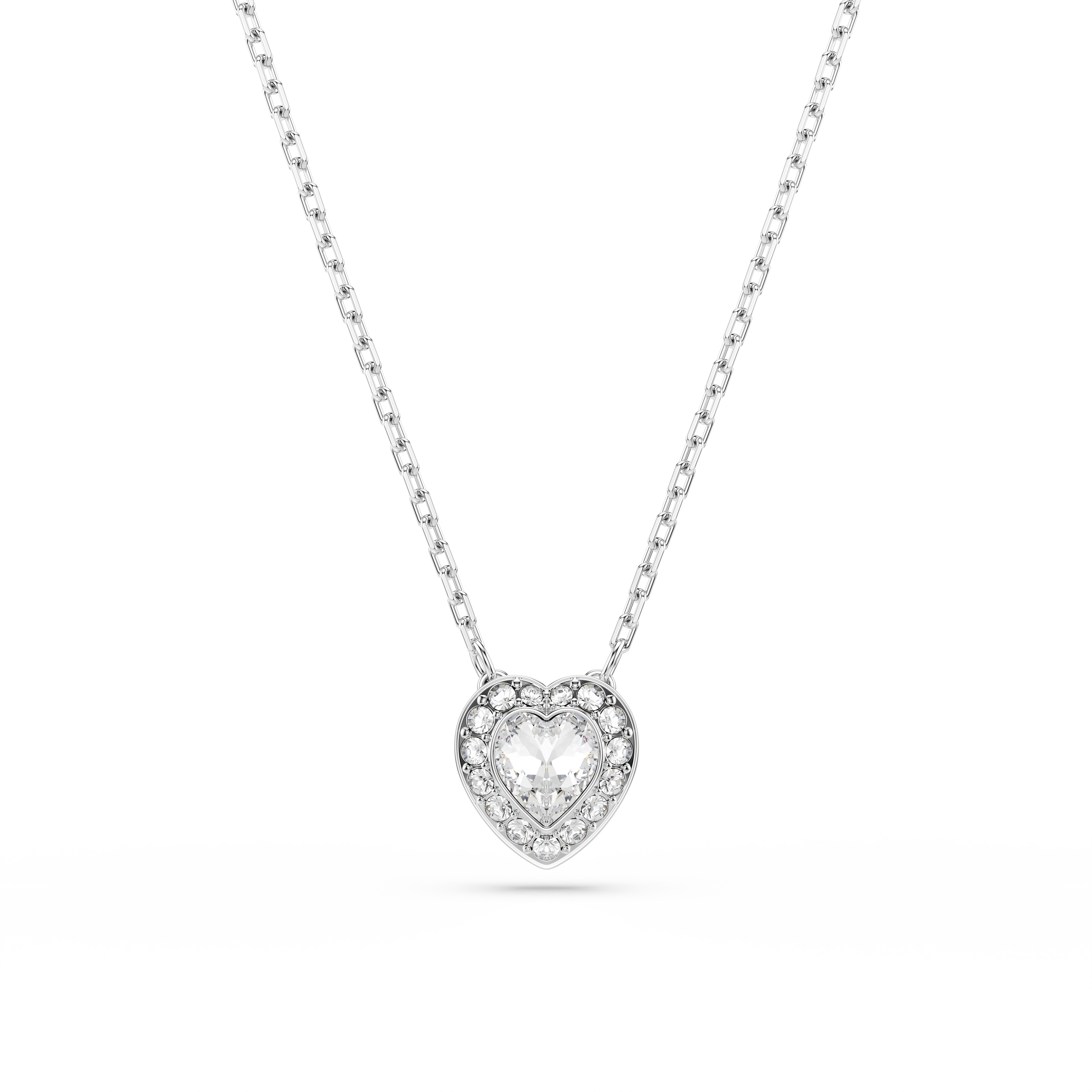 Swarovski Ariana Grande x Swarovski set, Mixed cuts, Heart, White, Rhodium plated 5720849