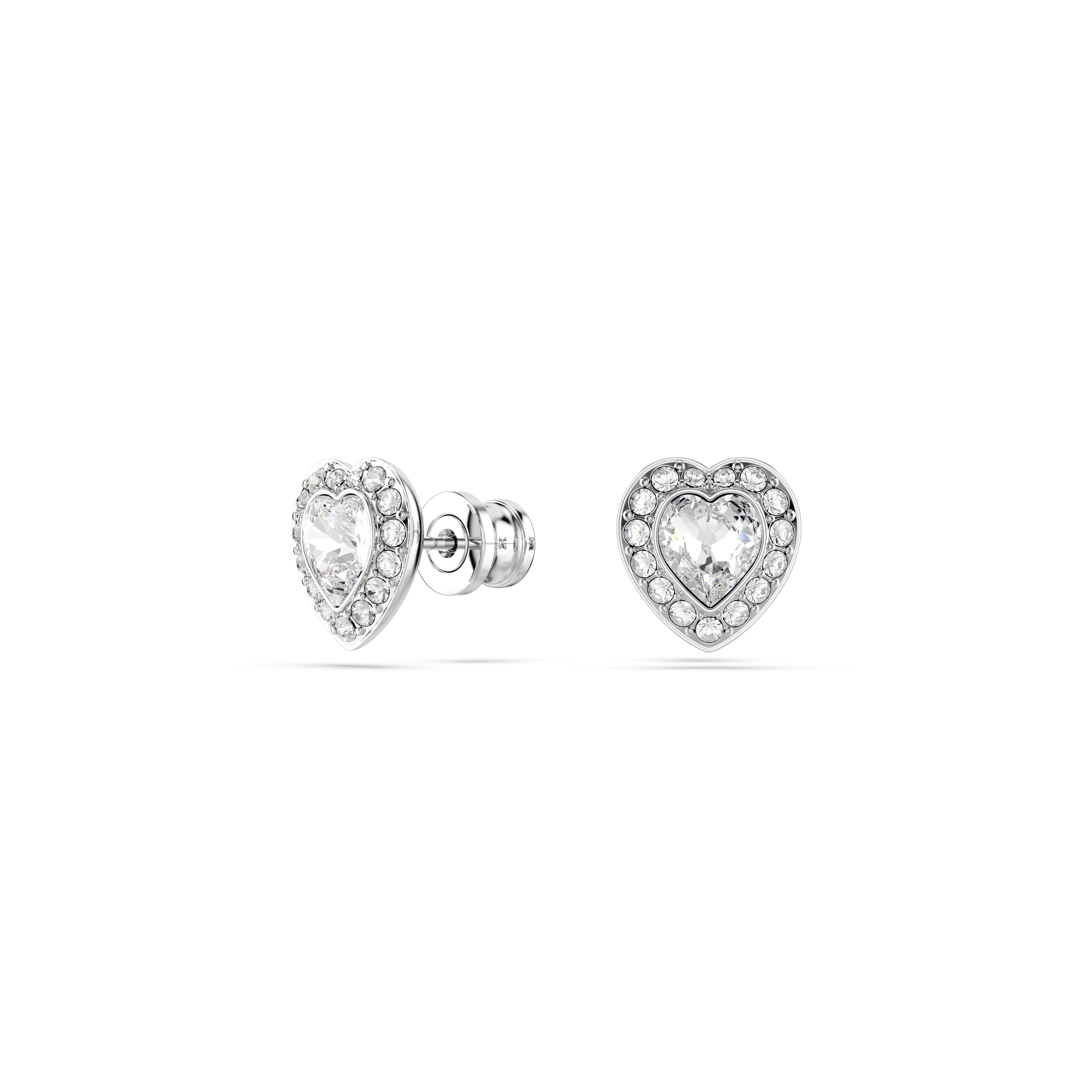 Swarovski Ariana Grande x Swarovski set, Mixed cuts, Heart, White, Rhodium plated 5720849