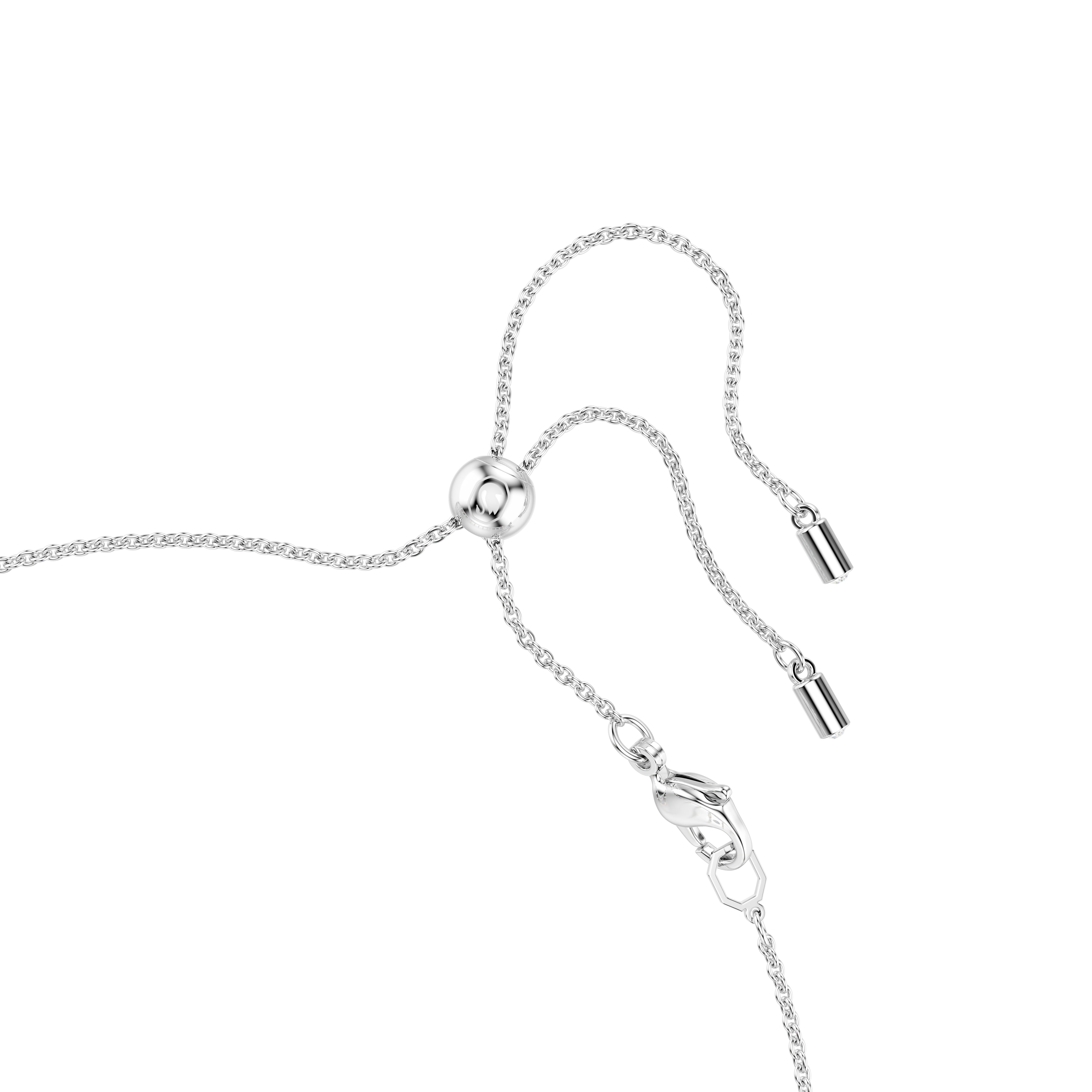 Swarovski Ariana Grande x Swarovski choker, Crystal pearl, Round cut, White, Rhodium plated 5720865