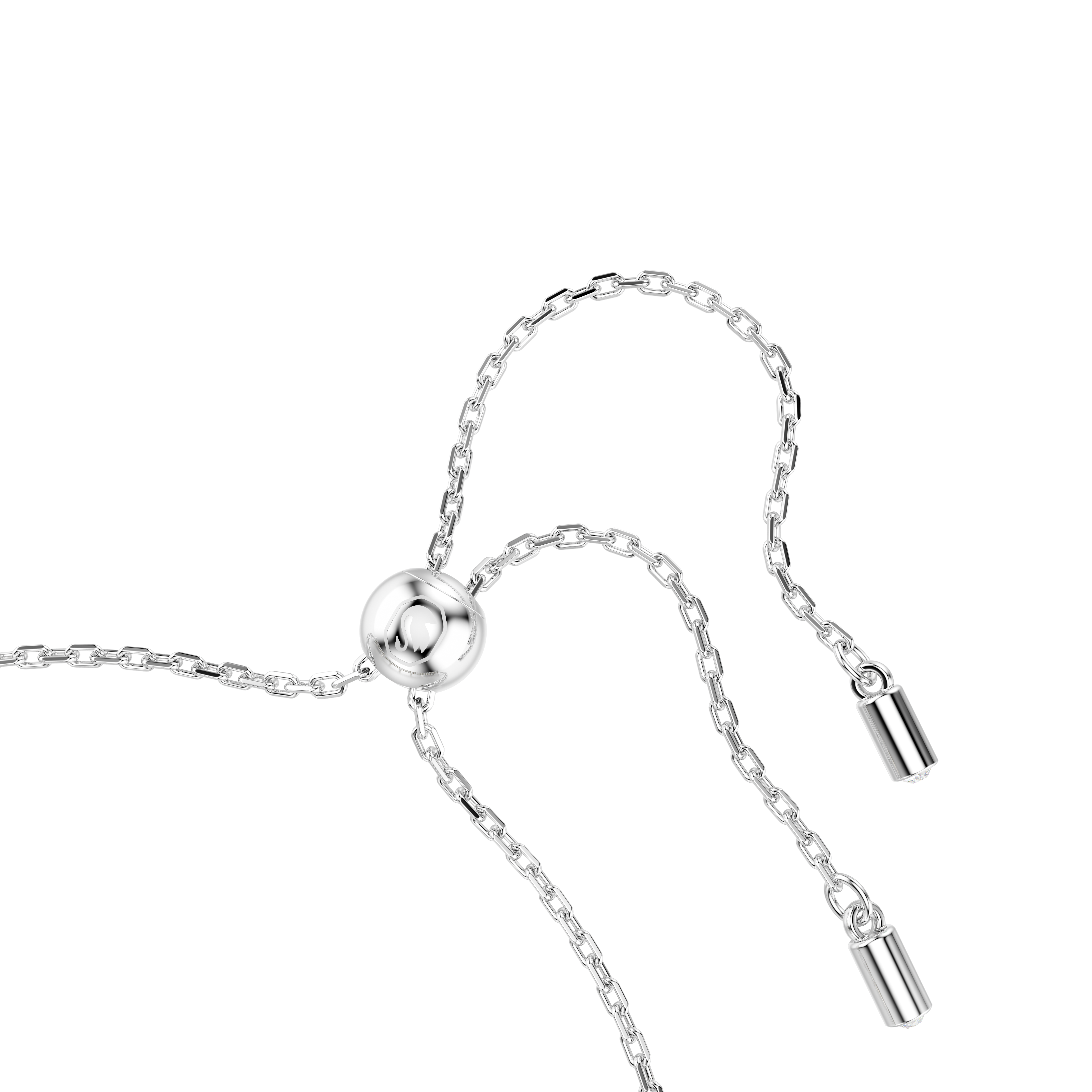 Swarovski Ariana Grande x Swarovski bracelet, Crystal pearl, Round cut, White, Rhodium plated 5720870