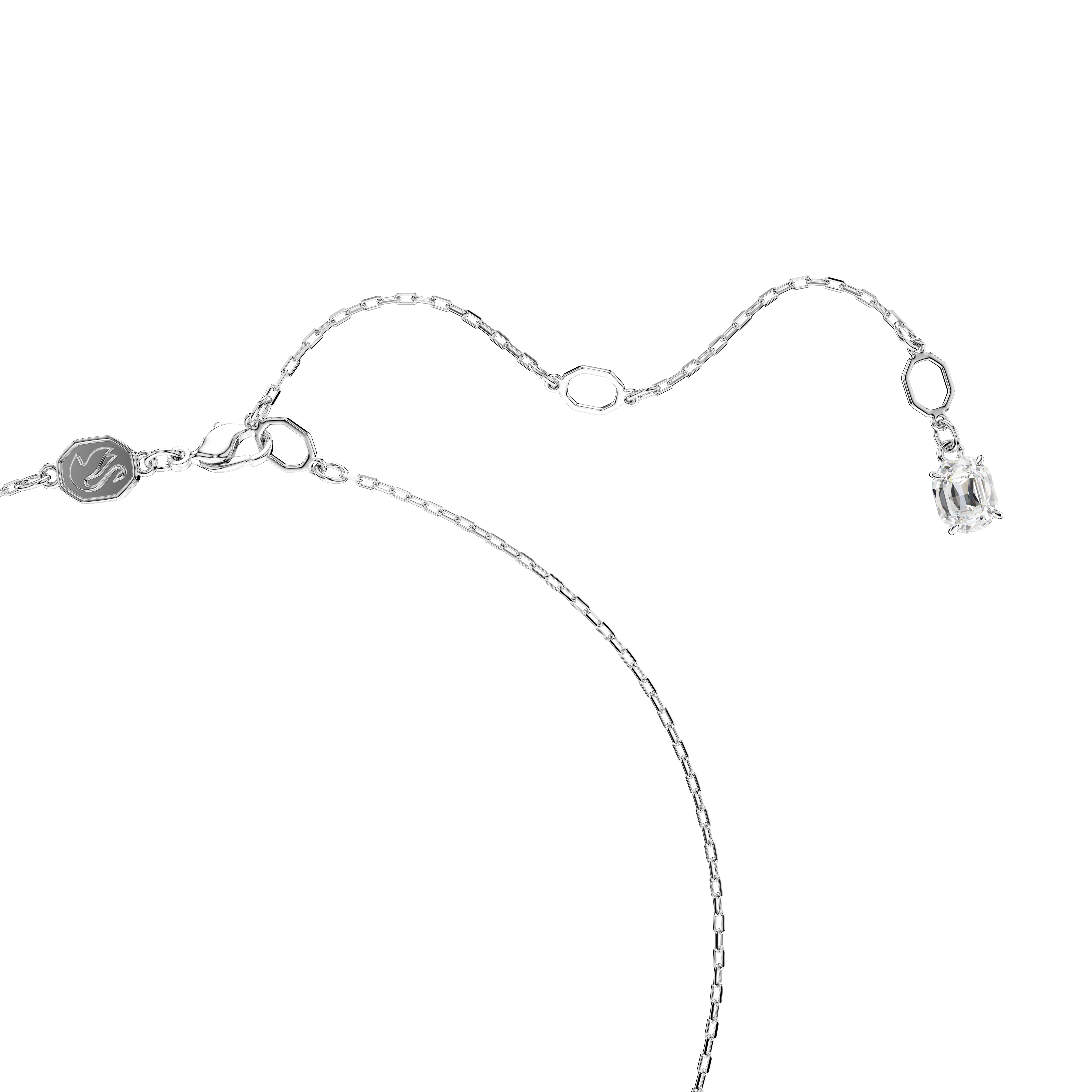 Swarovski Swan pendant, Swan, Black, Mixed metal finish 5720880