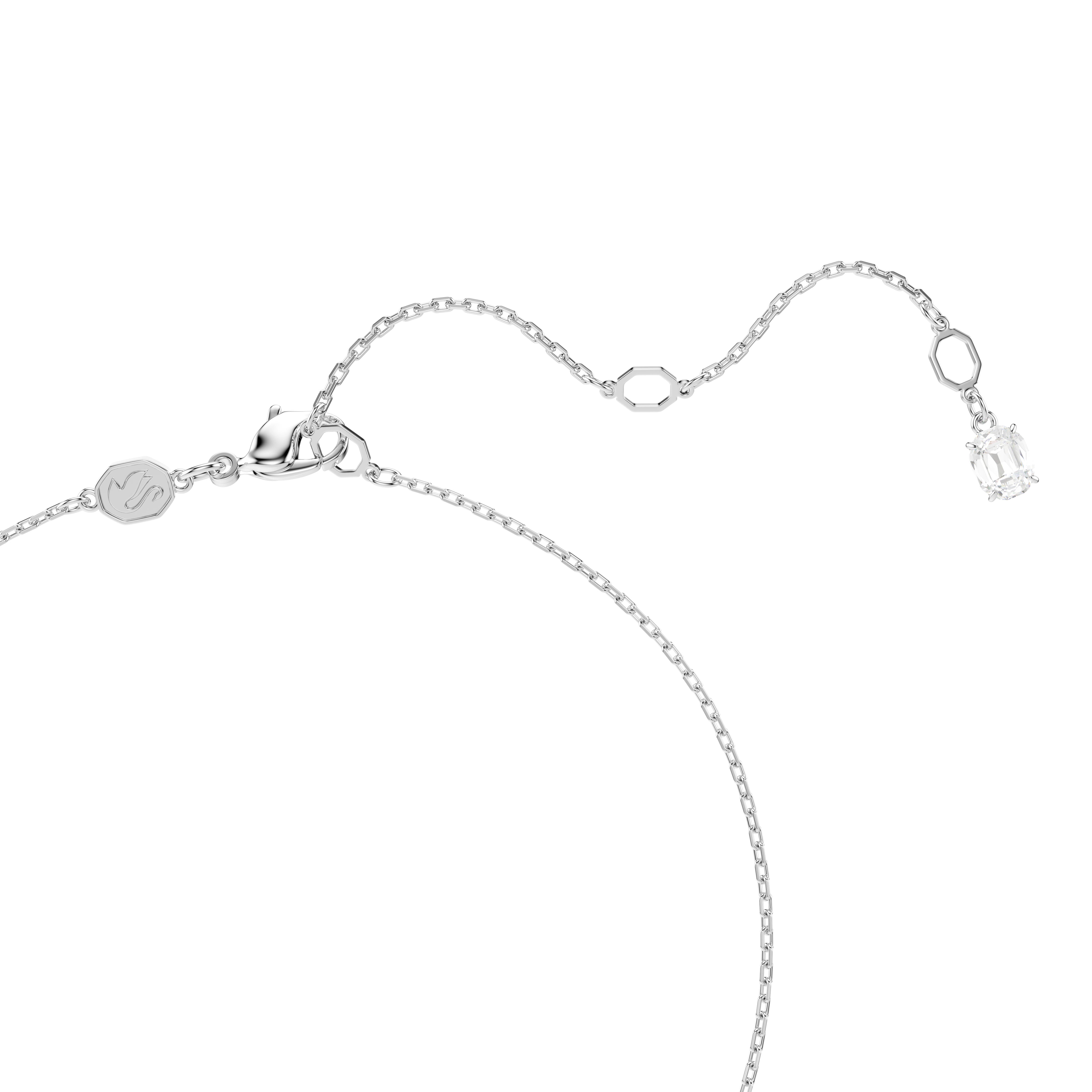 Swarovski Swan pendant, Mixed cuts, Swan, Blue 5723389