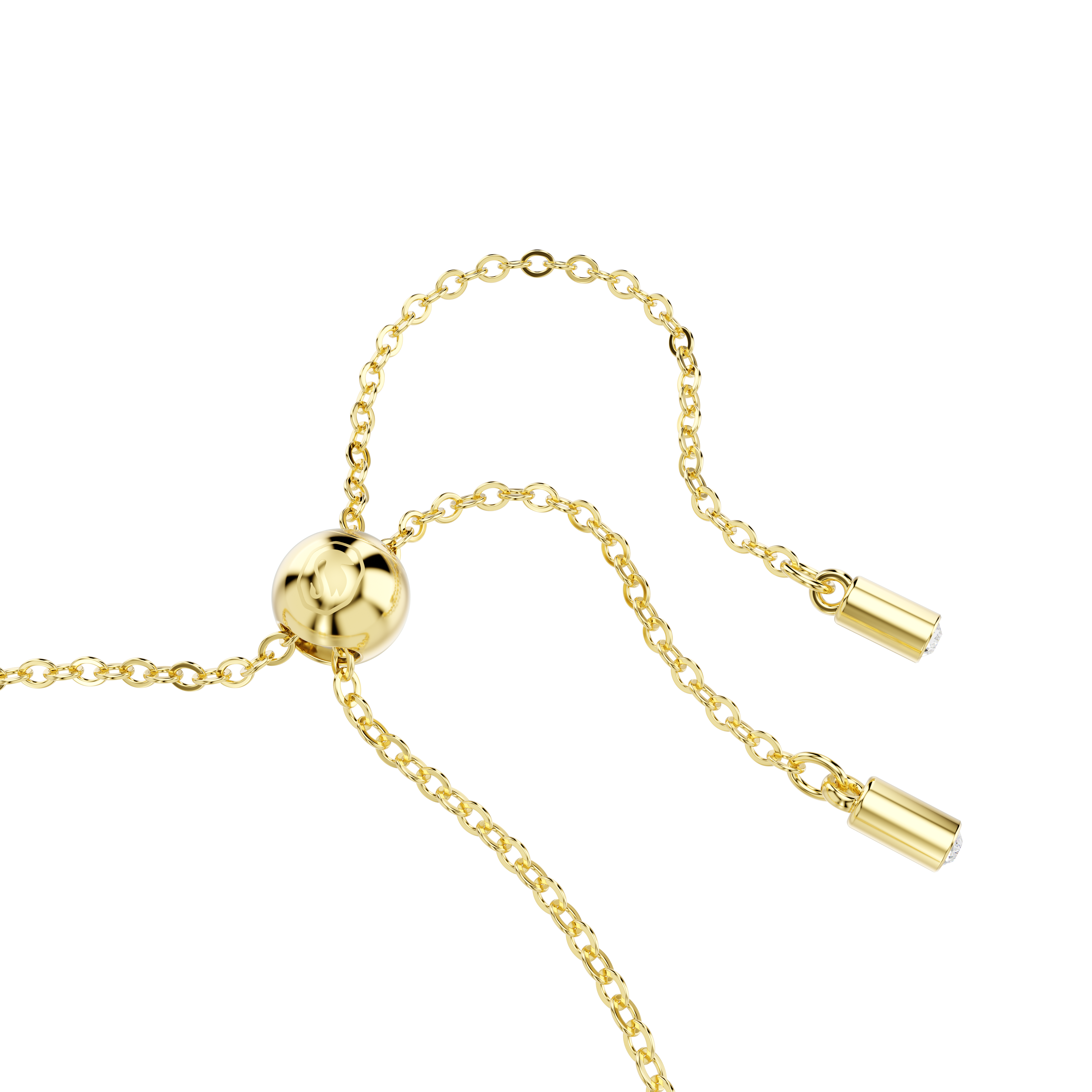 Swarovski Matrix Tennis bracelet, Mixed cuts, Caramel, Gold-tone plated 5730699