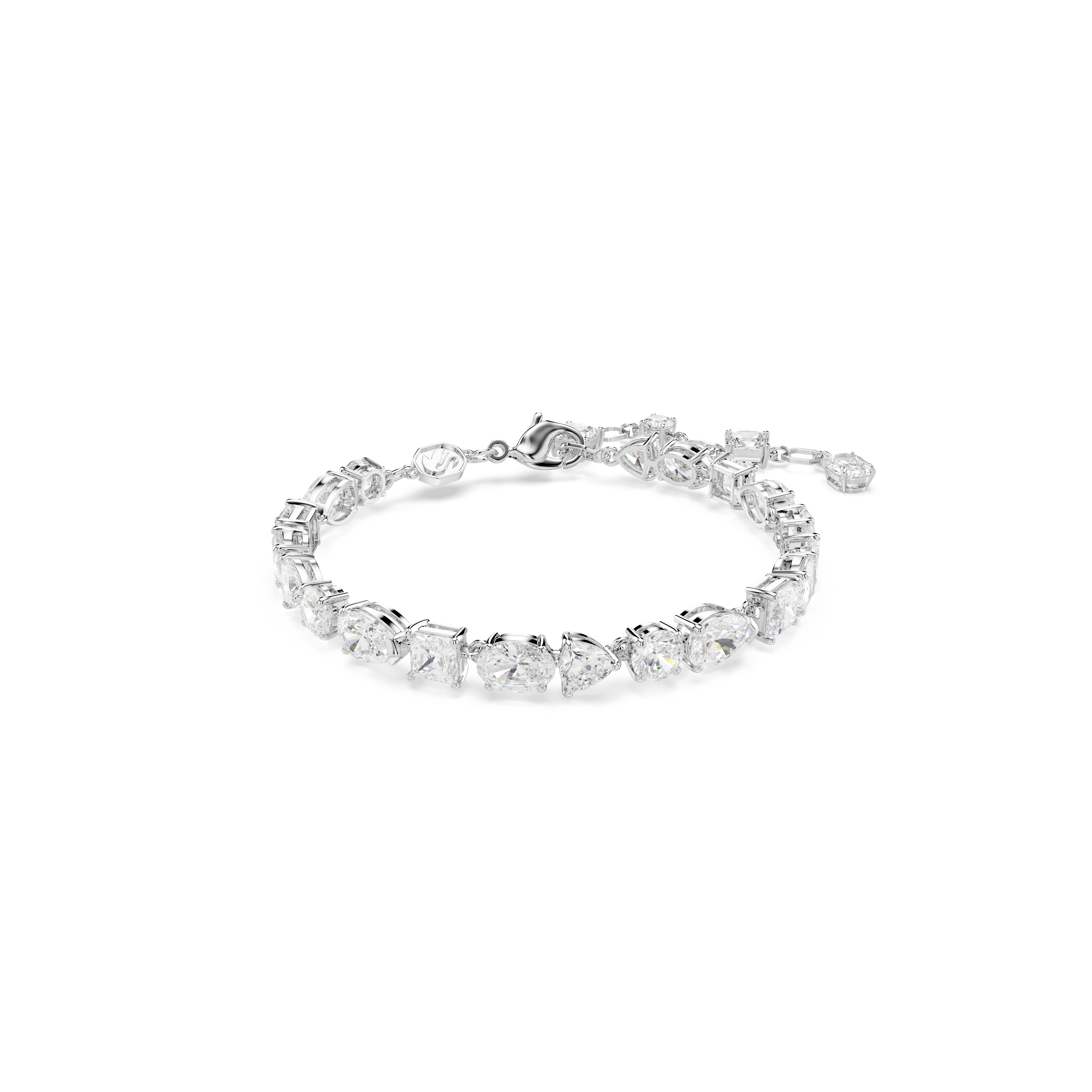 Swarovski Mesmera bracelet, Mixed cuts, White, Rhodium plated 5731959