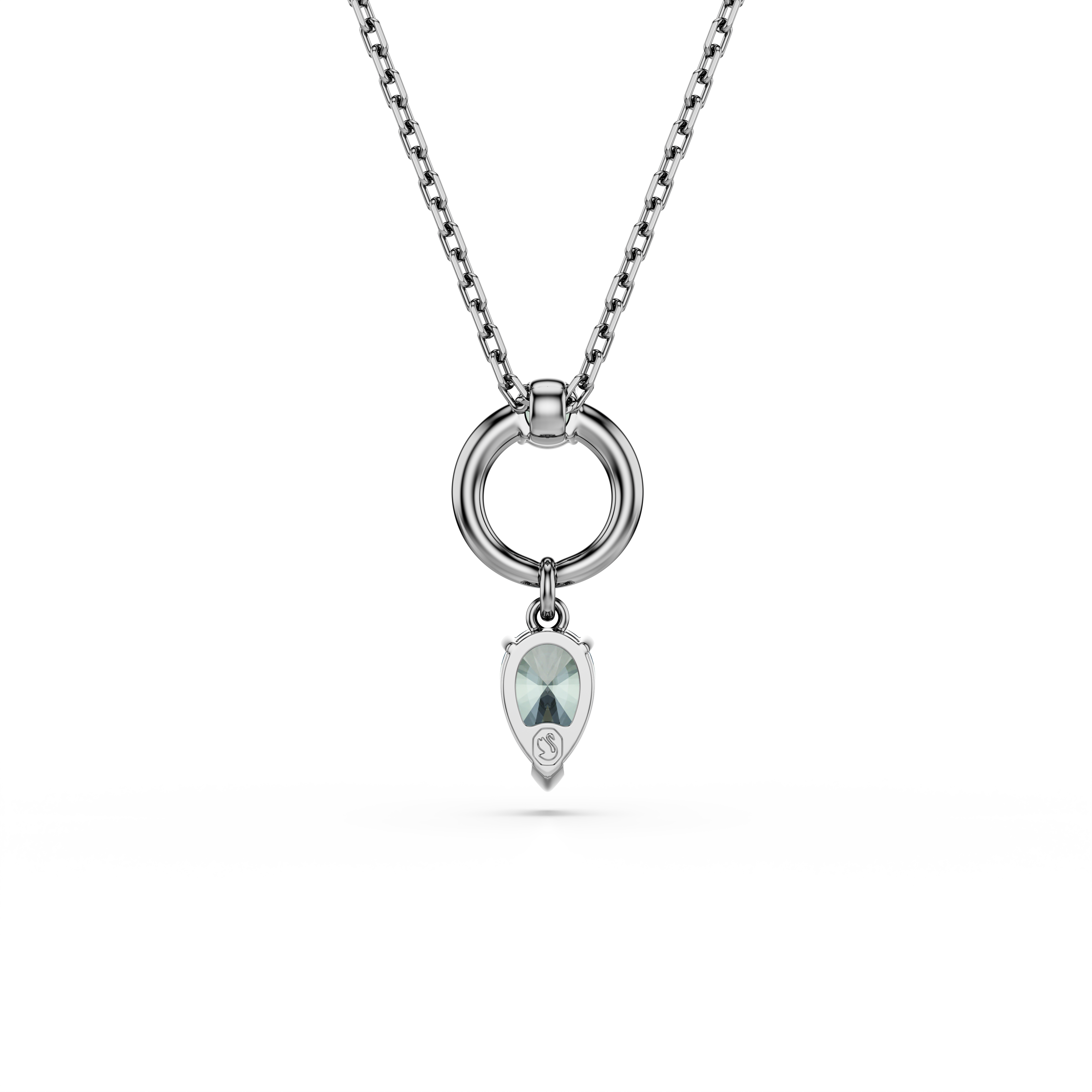 Swarovski Mesmera pendant, Mixed cuts, Gray, Ruthenium plated 5732491