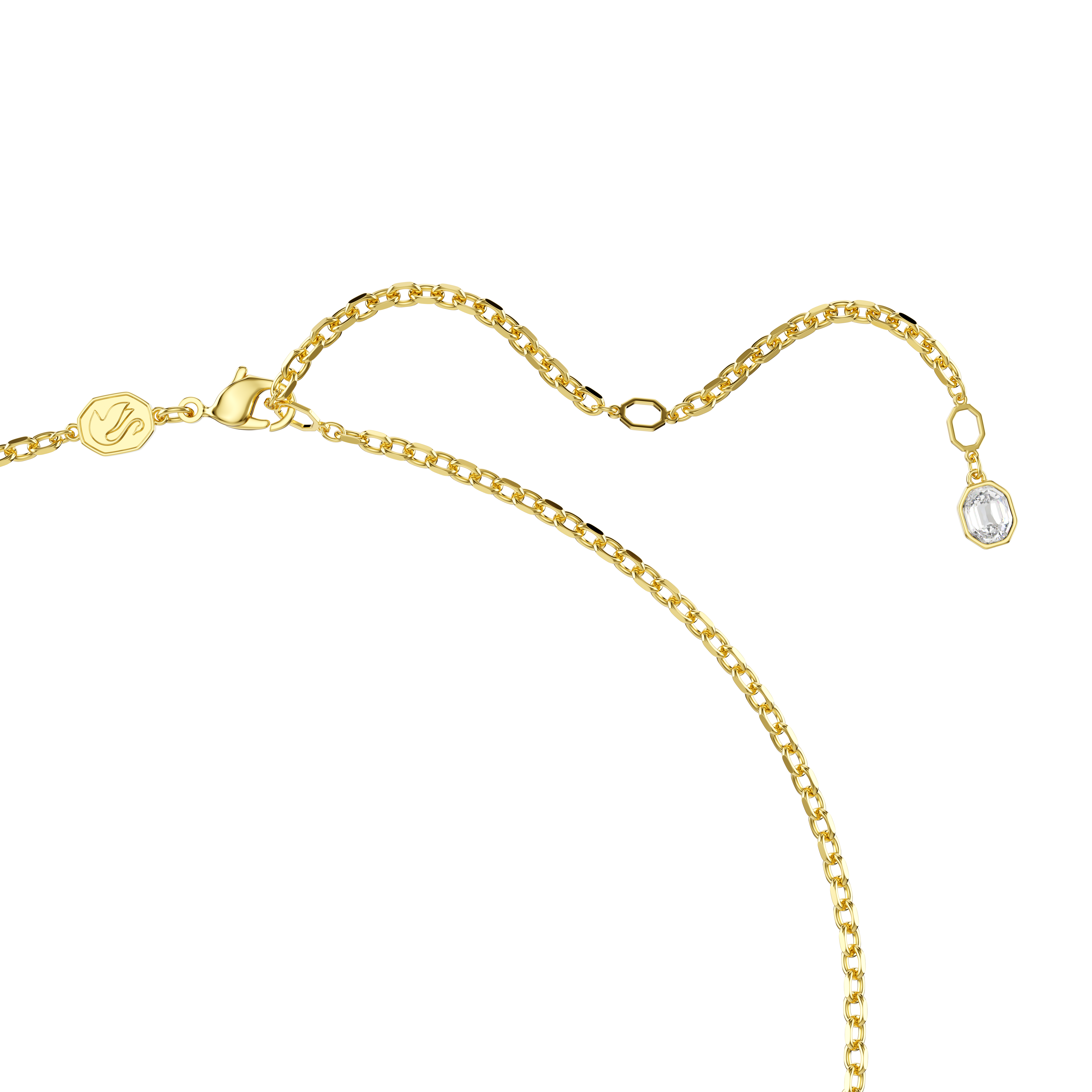 Swarovski Gema pendant and brooch, Yellow, Gold-tone plated 5732839