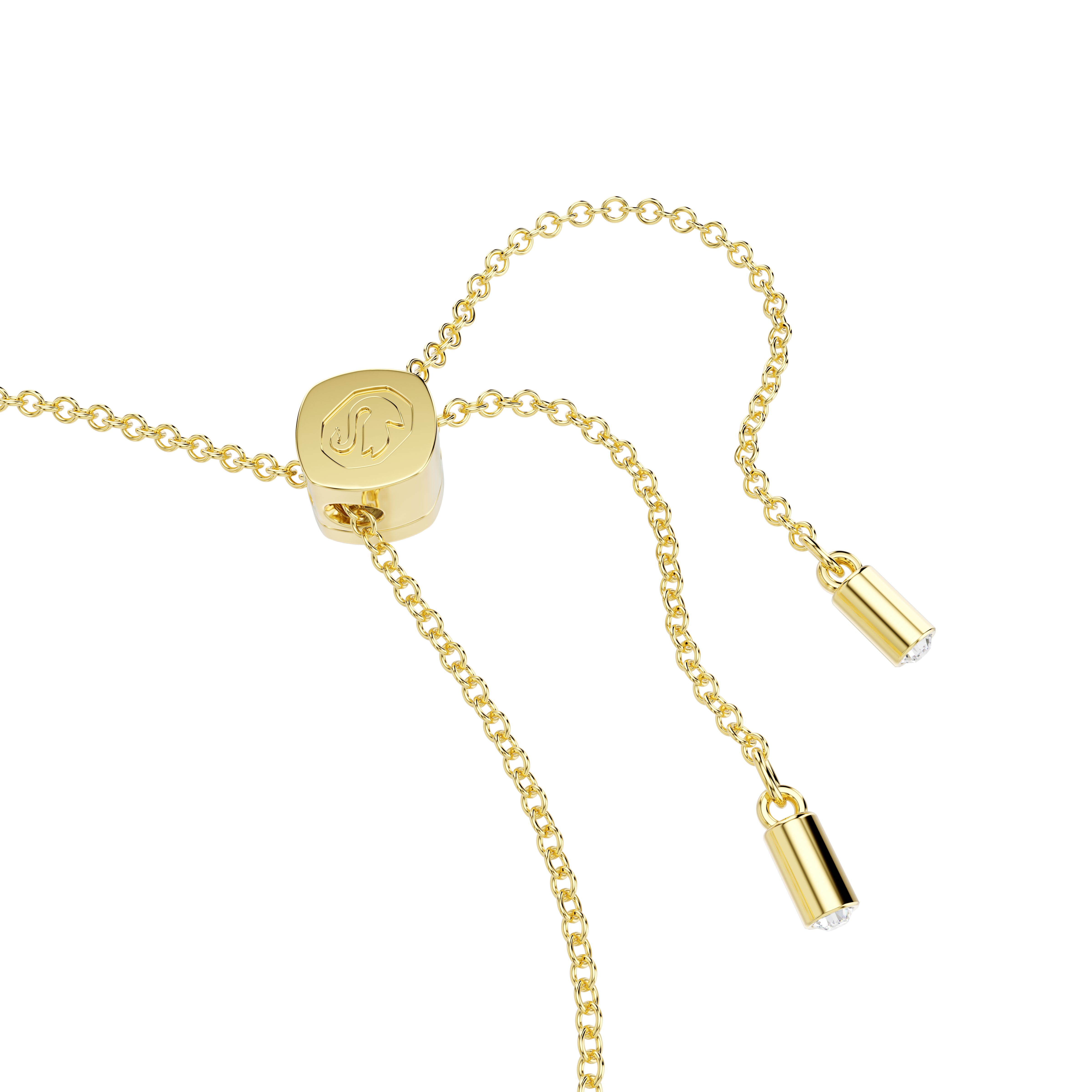 Swarovski Idyllia Lilia bracelet, Butterfly, White, Gold-tone plated 5736072