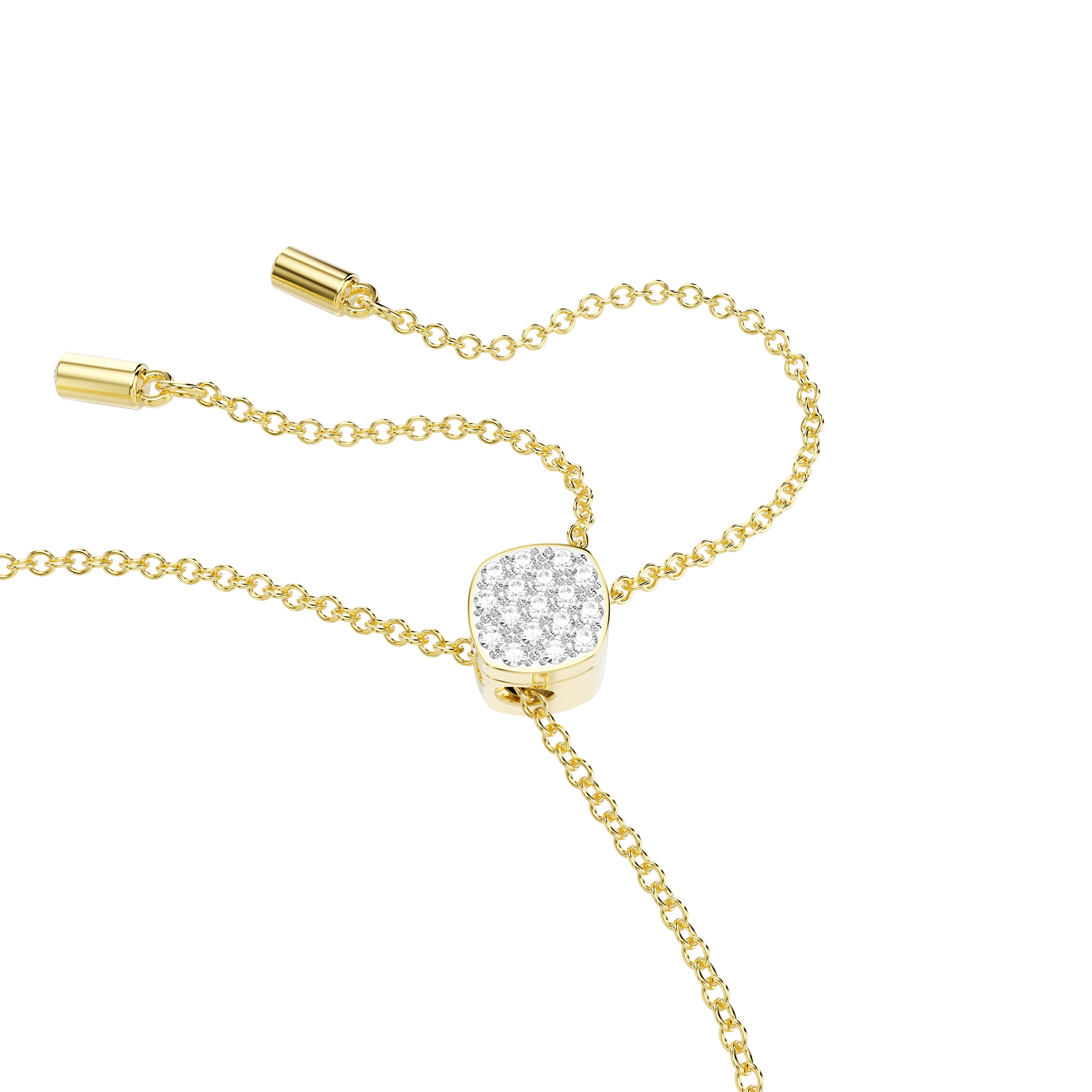 Swarovski Idyllia Lilia bracelet, Butterfly, White, Gold-tone plated 5736072