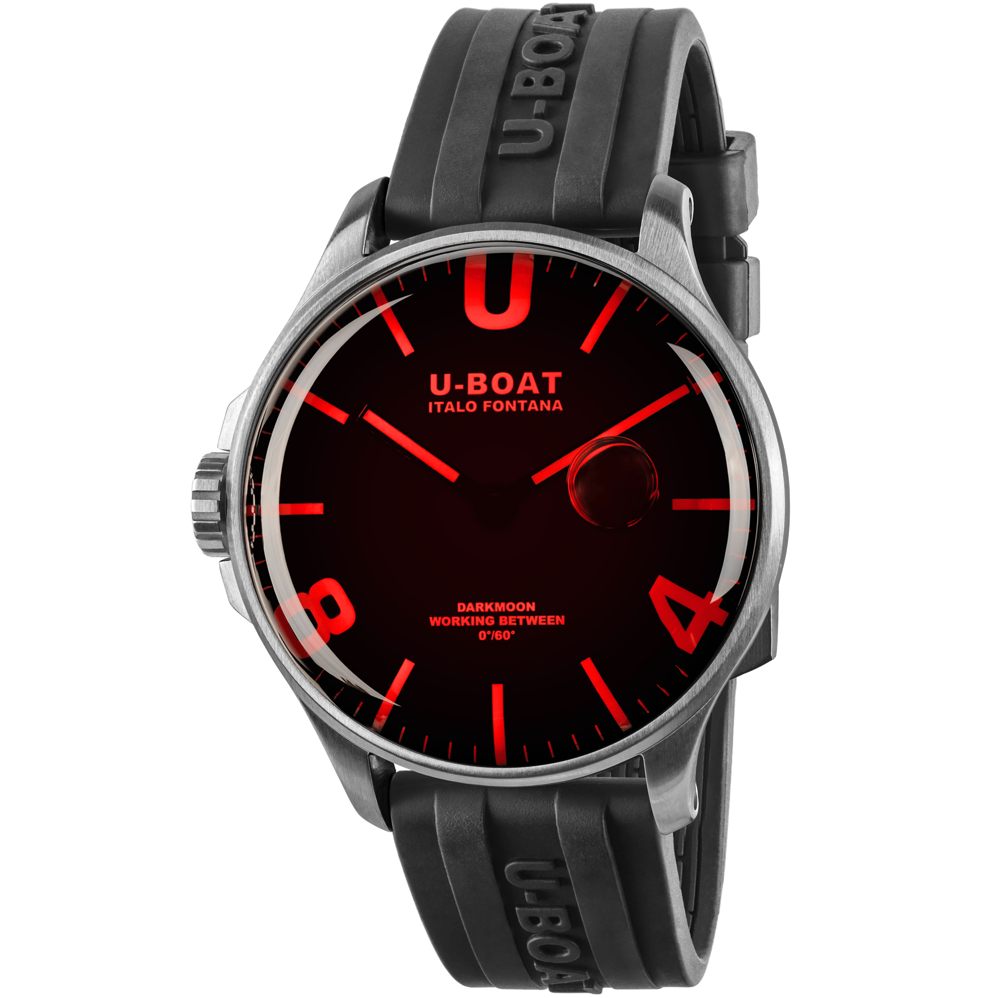 DARKMOON 44MM RED GLASS SS