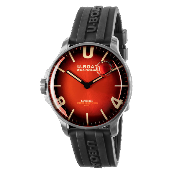 U-boat DARKMOON 40 MM CORAL RED SS SOLEIL '9500