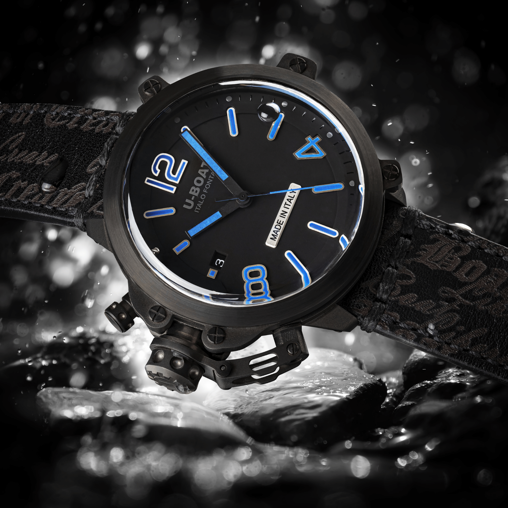 CAPSULE 45MM PVD BK BL