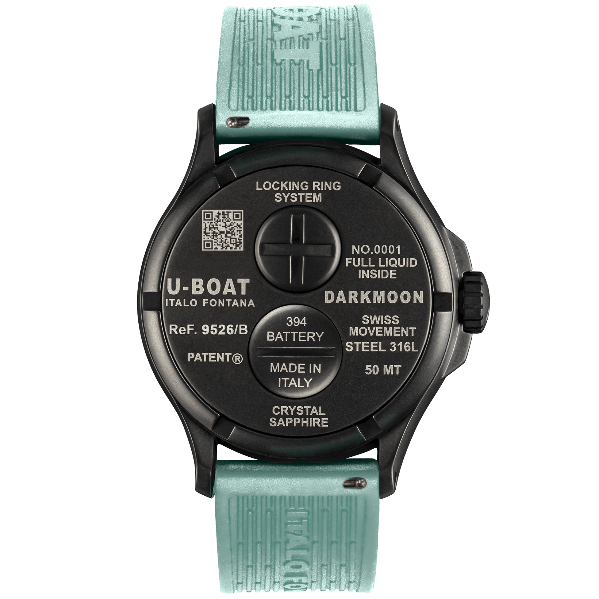 DARKMOON BK CURVE AQUAMARINE PVD