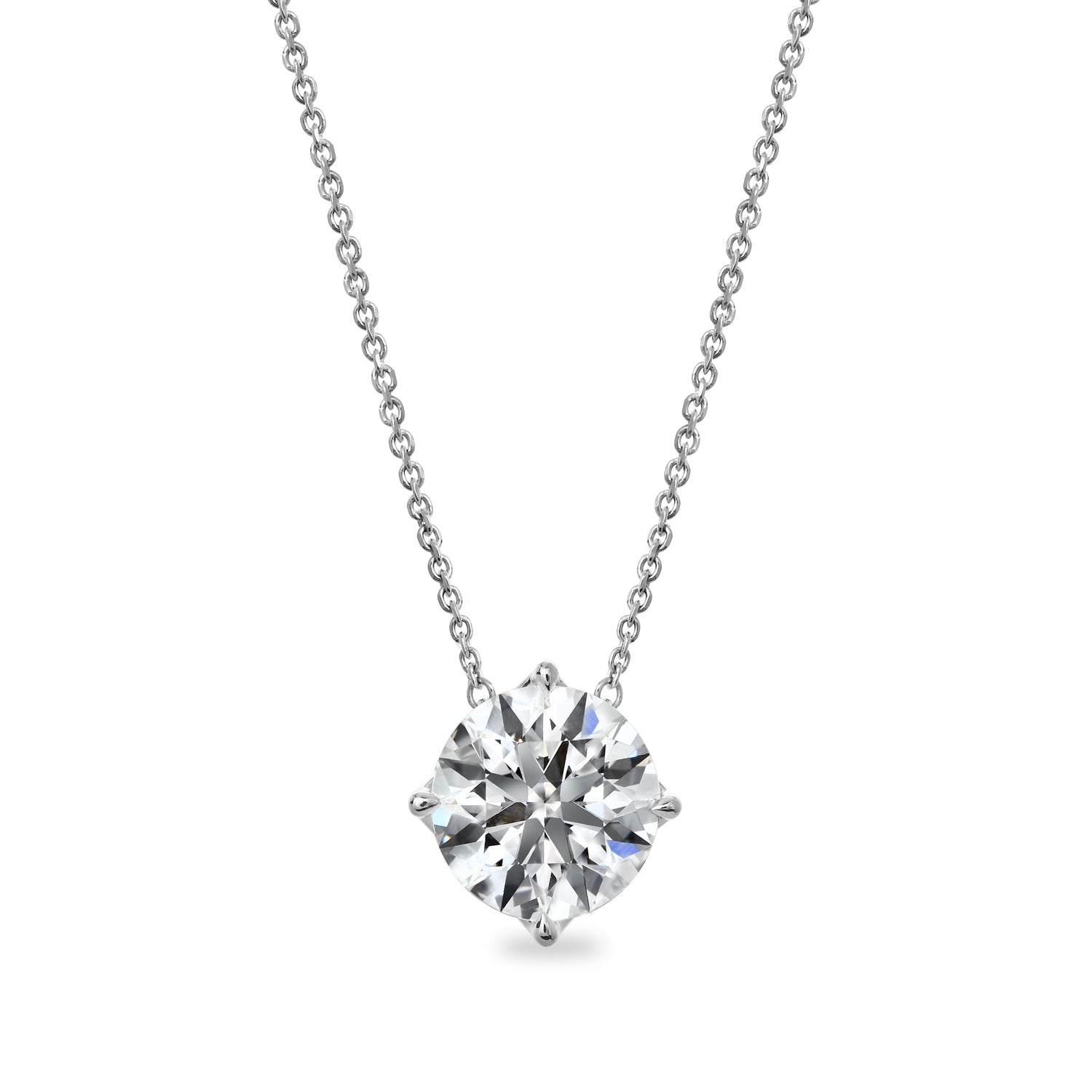 Clarity Diamond™ 3.00ct Lab Grown Round Diamond Pendant