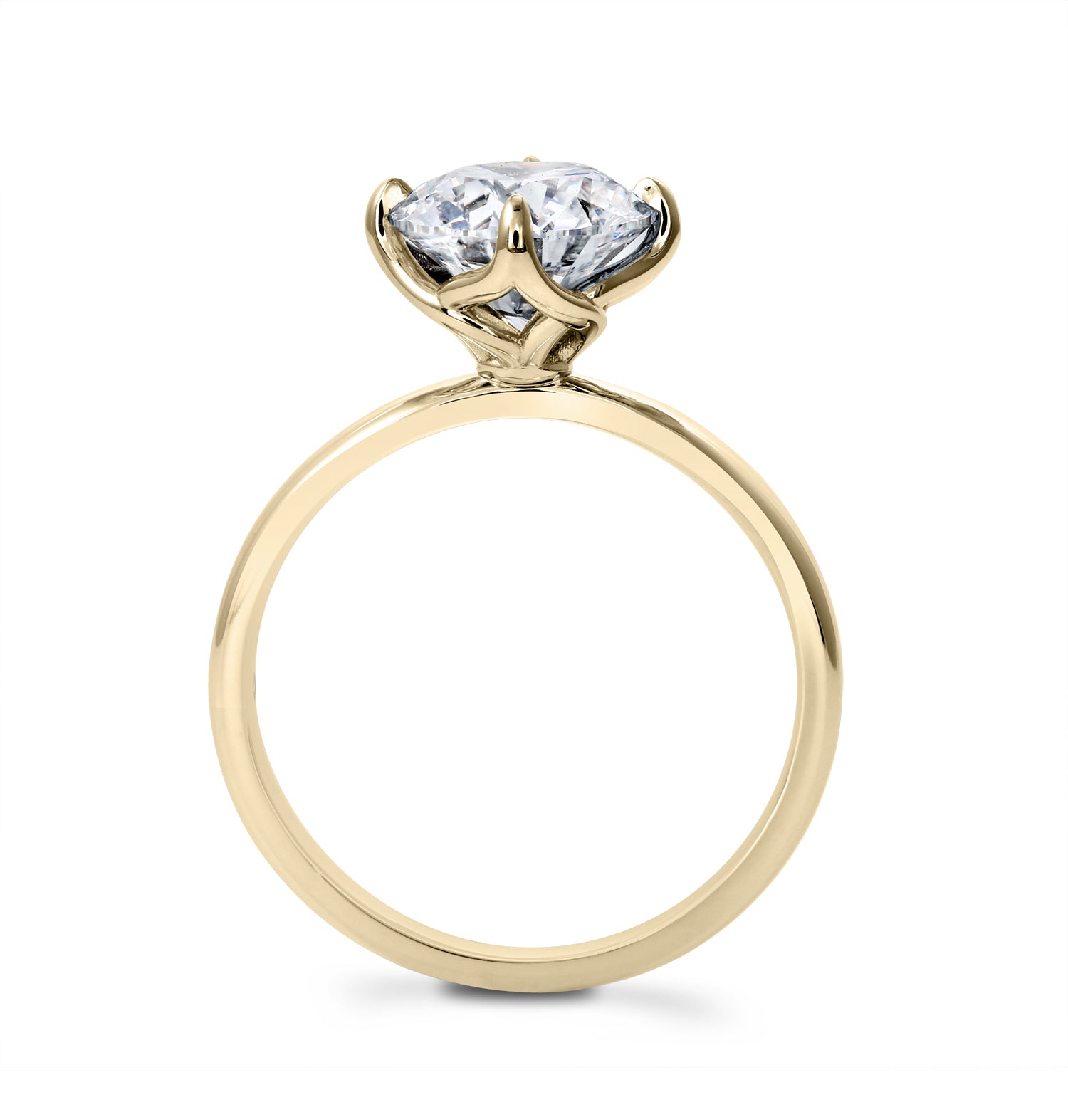 Clarity Diamond™ Signature Lab Grown Round Diamond Solitaire Engagement Ring