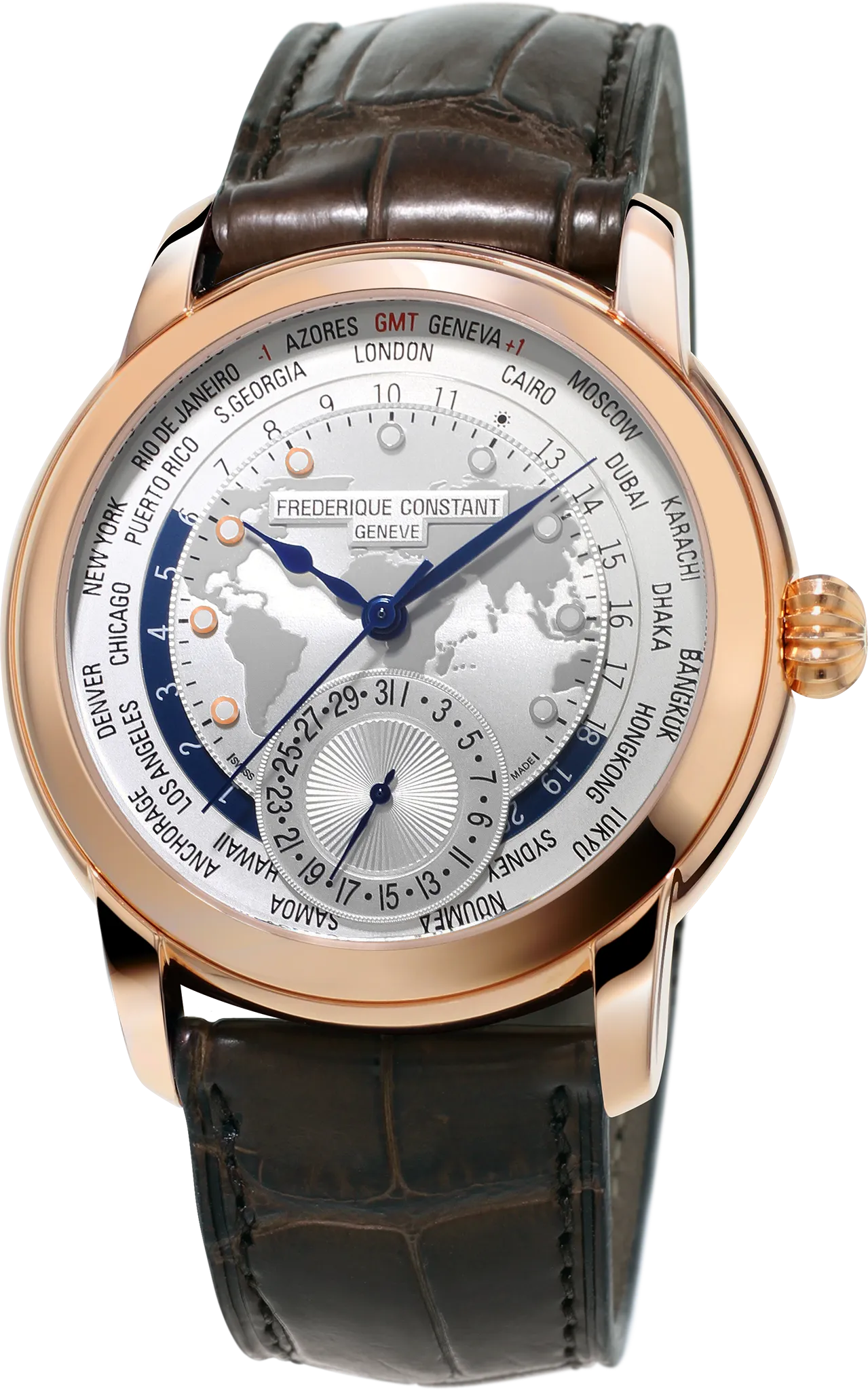 Frederique Constant Classic Worldtimer FC-718WM4H4