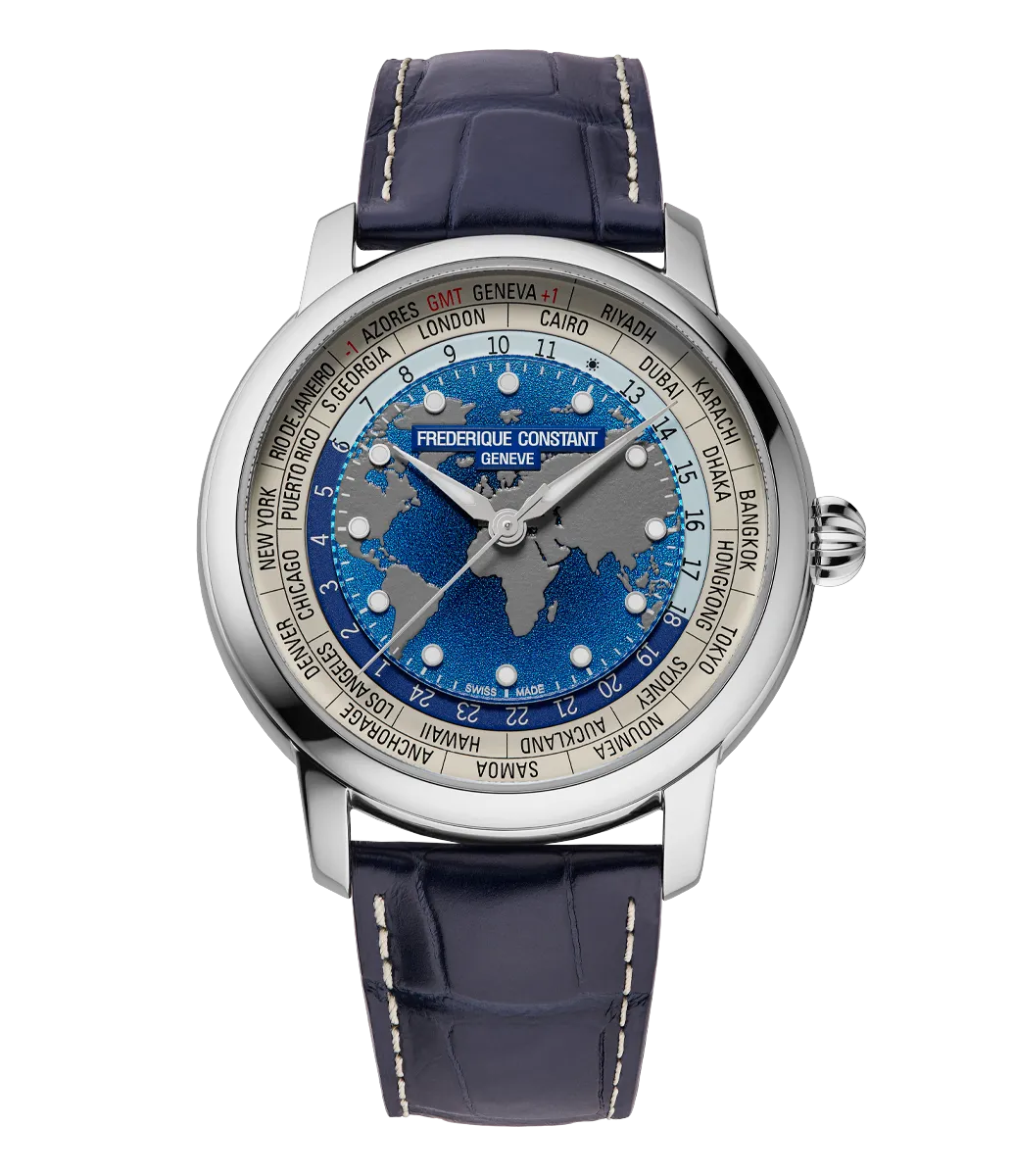 Frederique Constant Classic Worldtimer FC-719BLW3H6