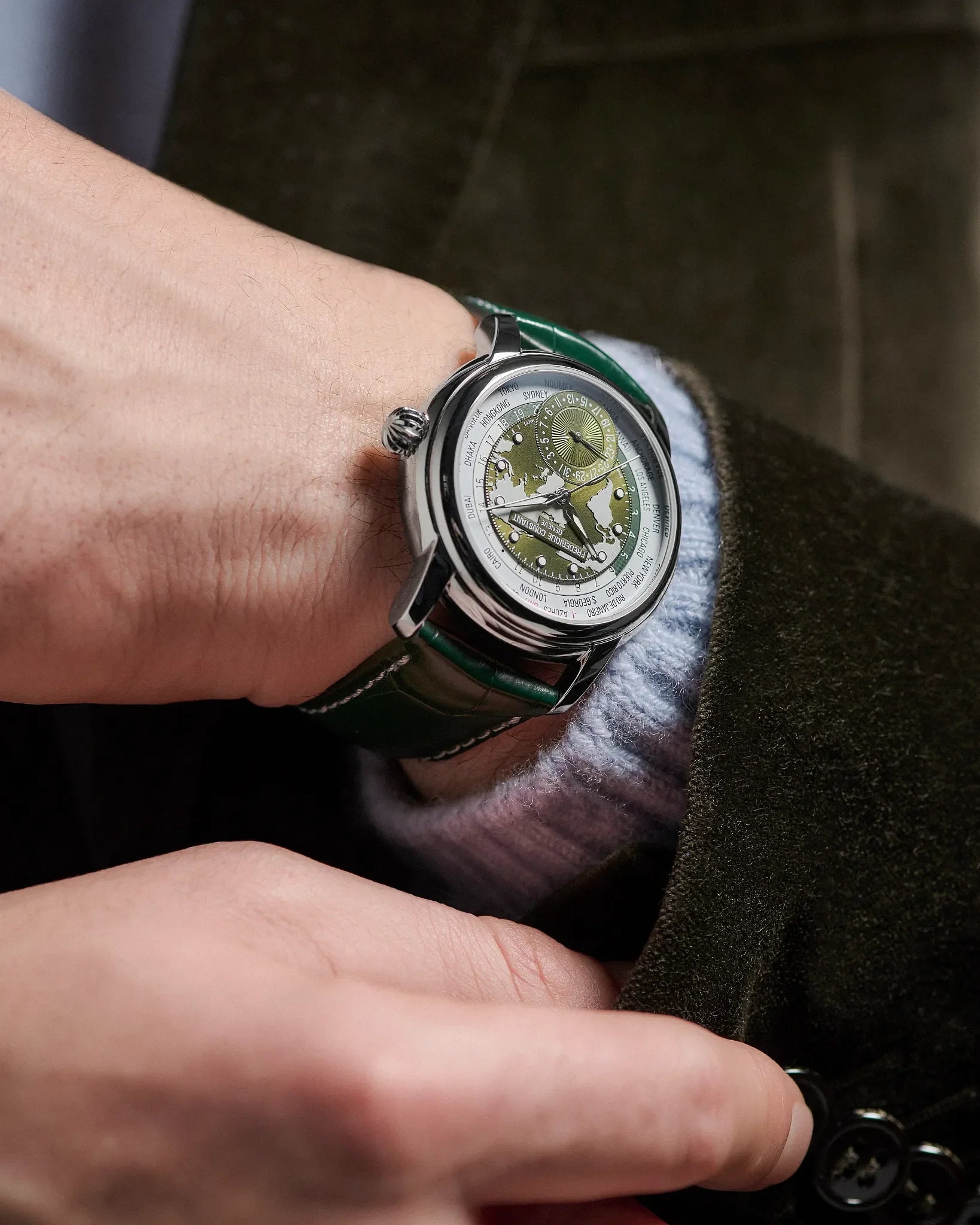 Frederique Constant Classic Worldtimer FC-718KWM4H6