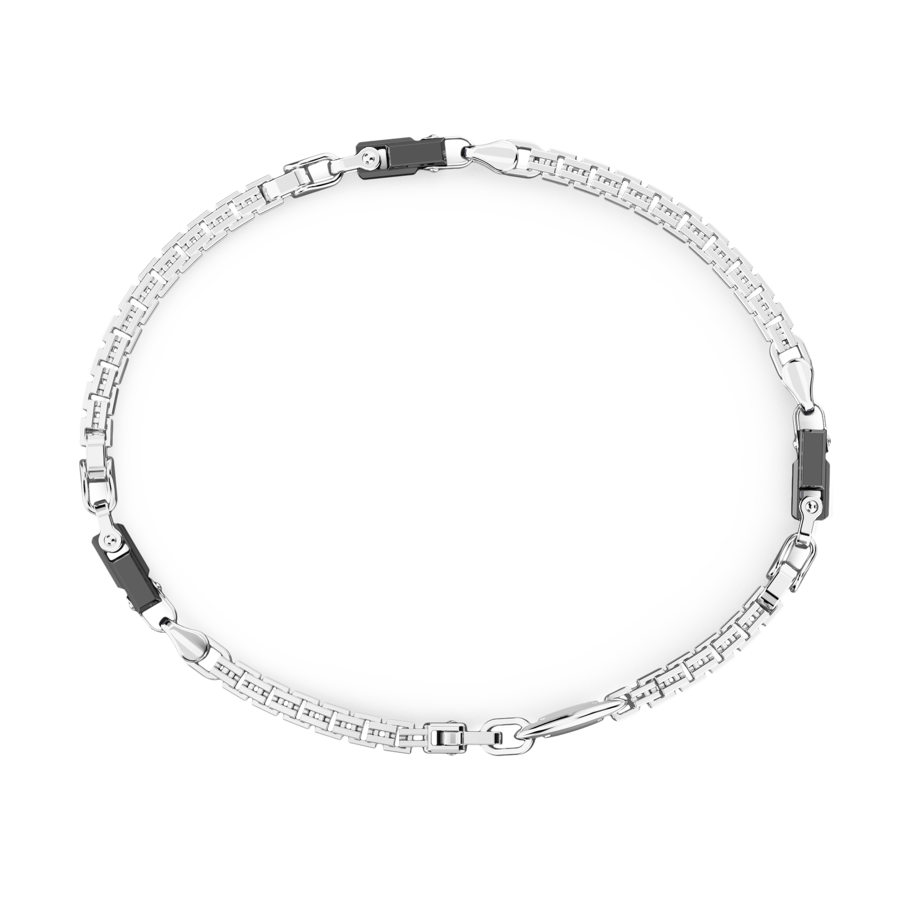 Silver link-only Bracelet