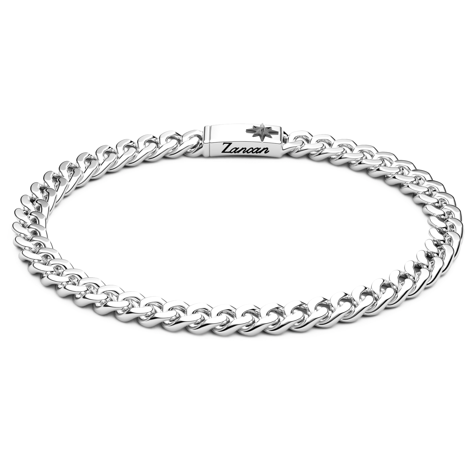 Silver Curb Chain Bracelet