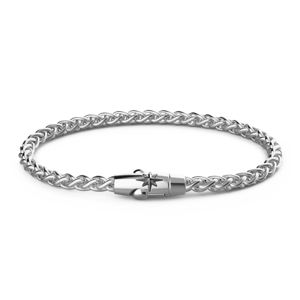 Silver Link-Only Bracelet