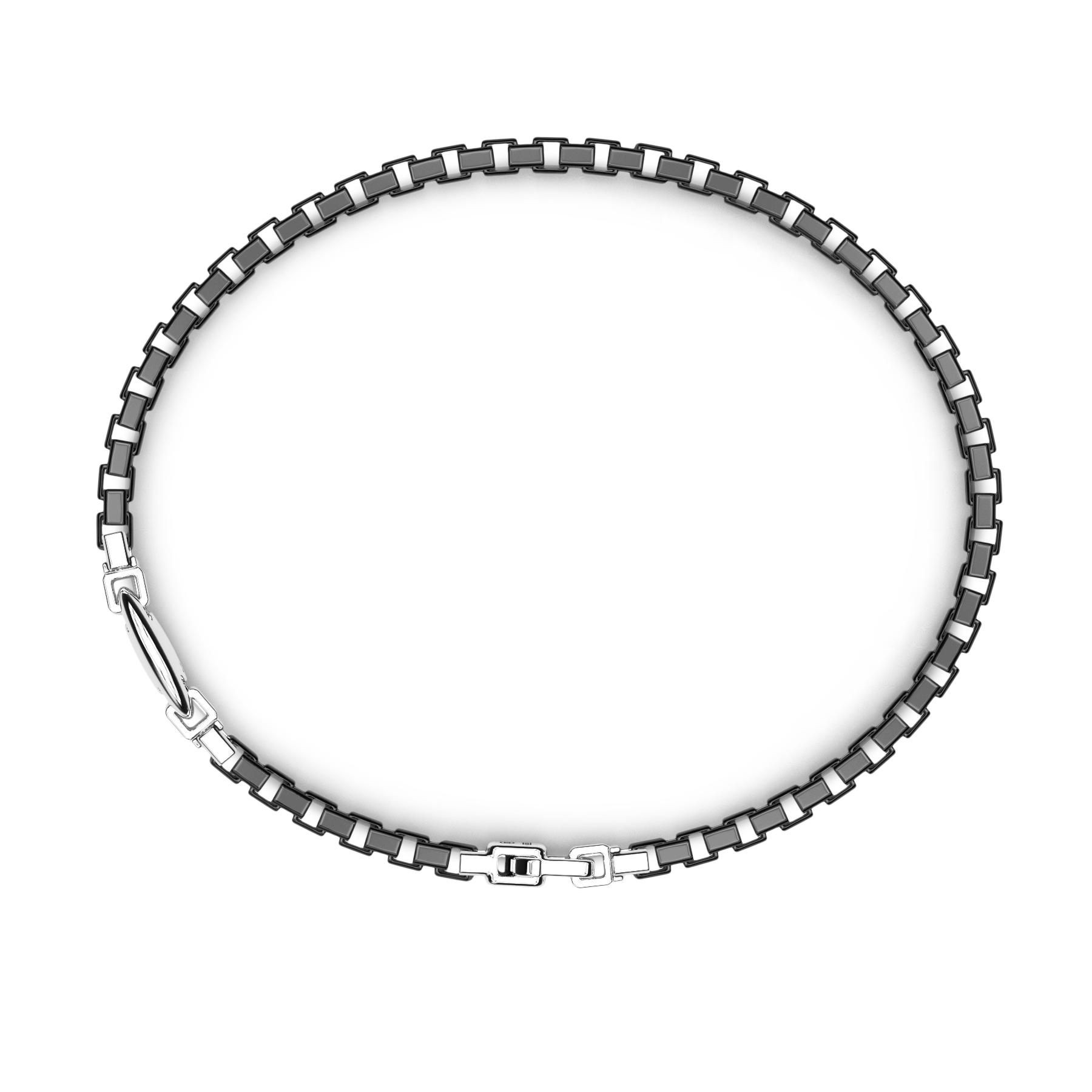 Black Silver Bracelet
