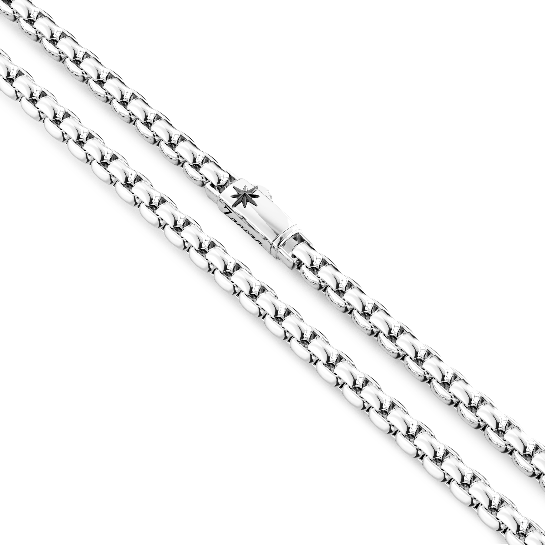 Silver Venetian link Necklace