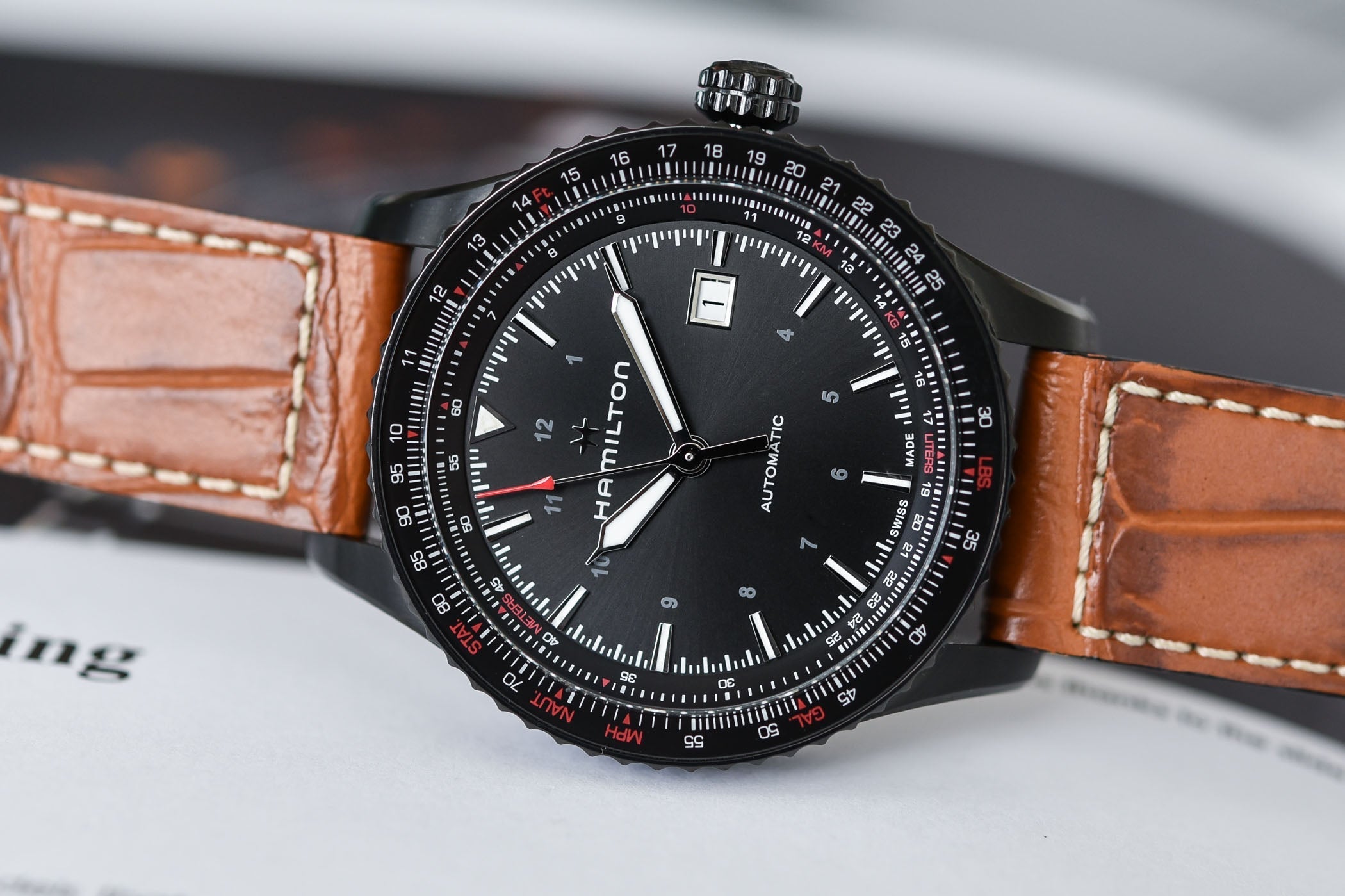 HAMILTON KHAKI AVIATION CONVERTER AUTO 42mm H76625530