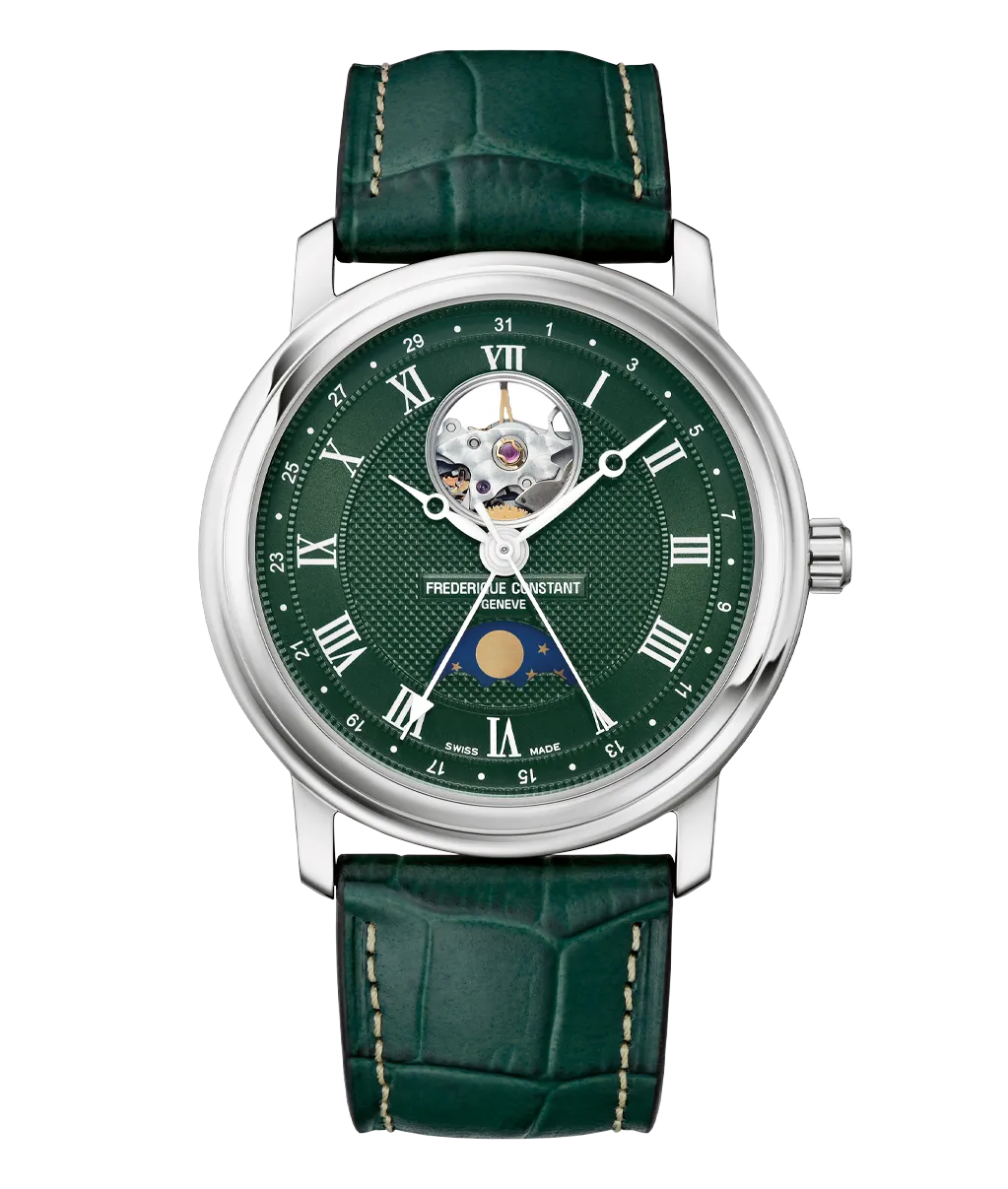 Frederique Constant Heart Beat Moonphase Date FC-335MCGRW4P26