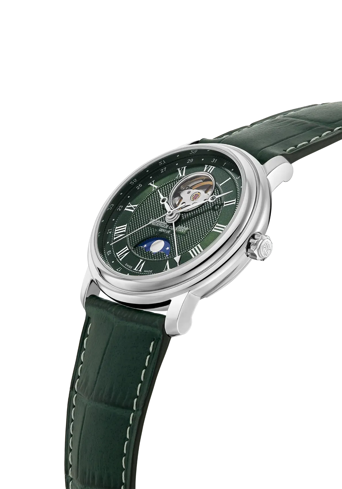 Frederique Constant Heart Beat Moonphase Date FC-335MCGRW4P26