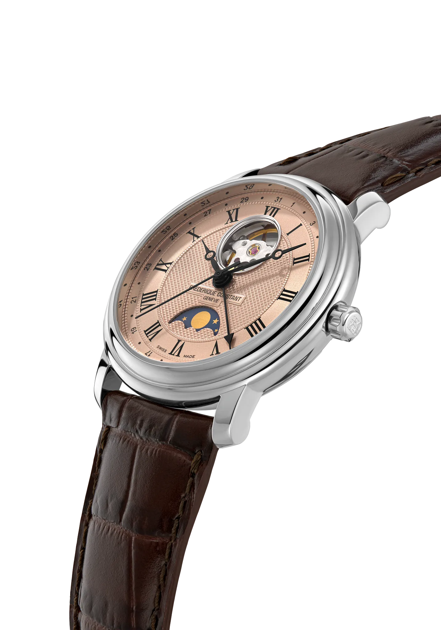Frederique Constant Heart Beat Moonphase Date FC-335MCSALB4P26